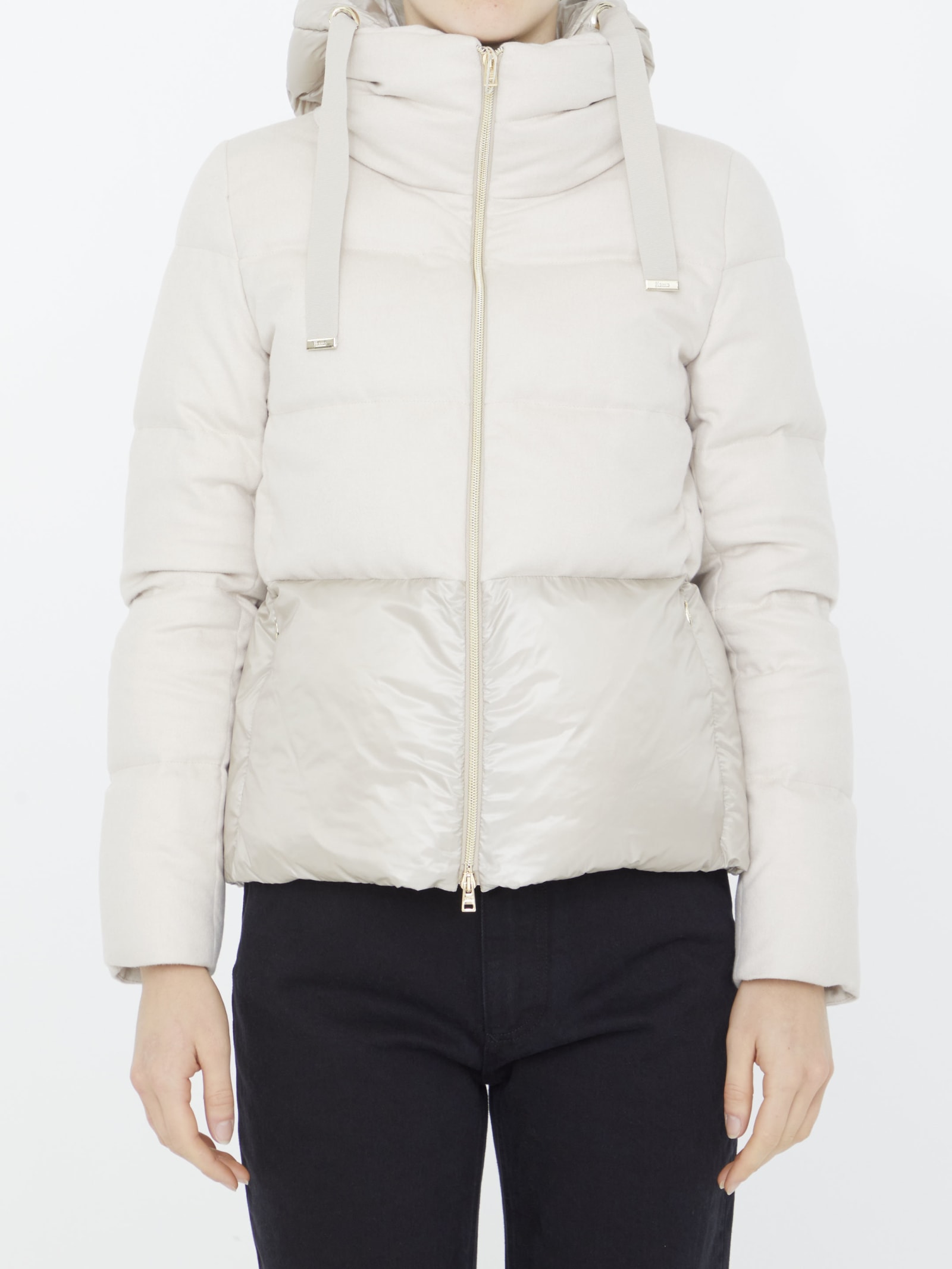 Silk And Cashmere Down Jacket