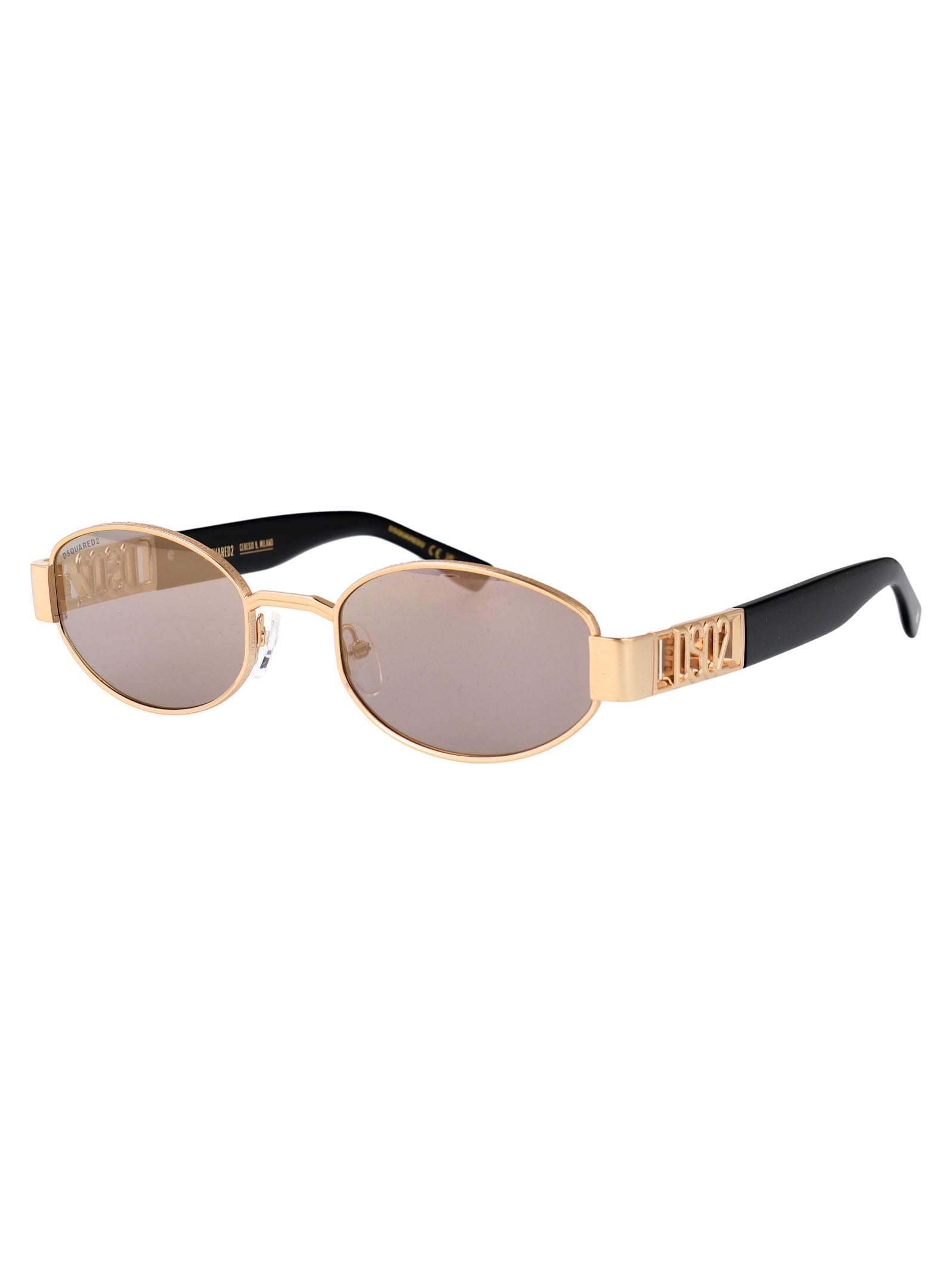 Dsquared2 Hype Sunglasses In Gold