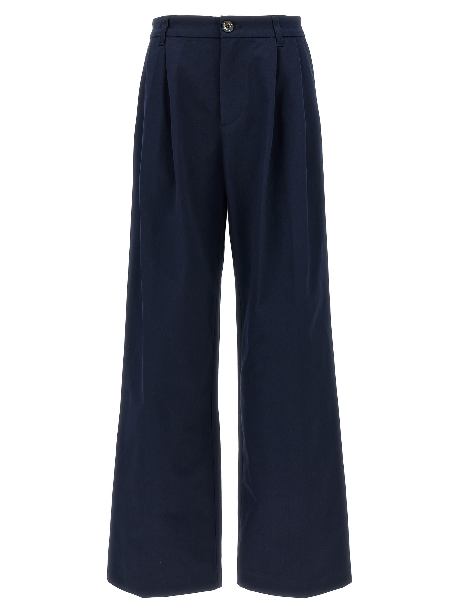 Shop Fortela Lerida Pants In Blue