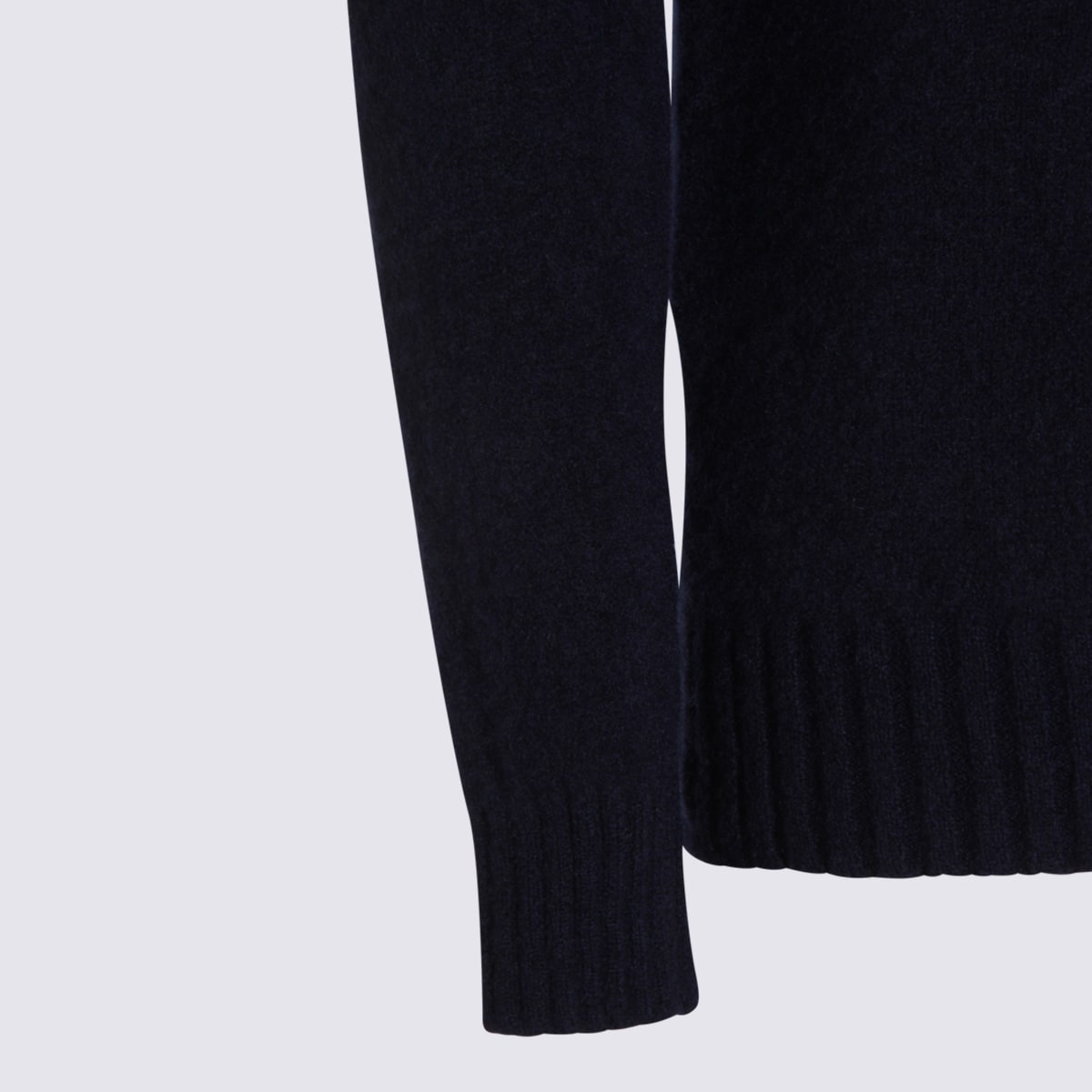 Piacenza Cashmere Crew-neck Cashmere-silk Blend Sweater In Blue
