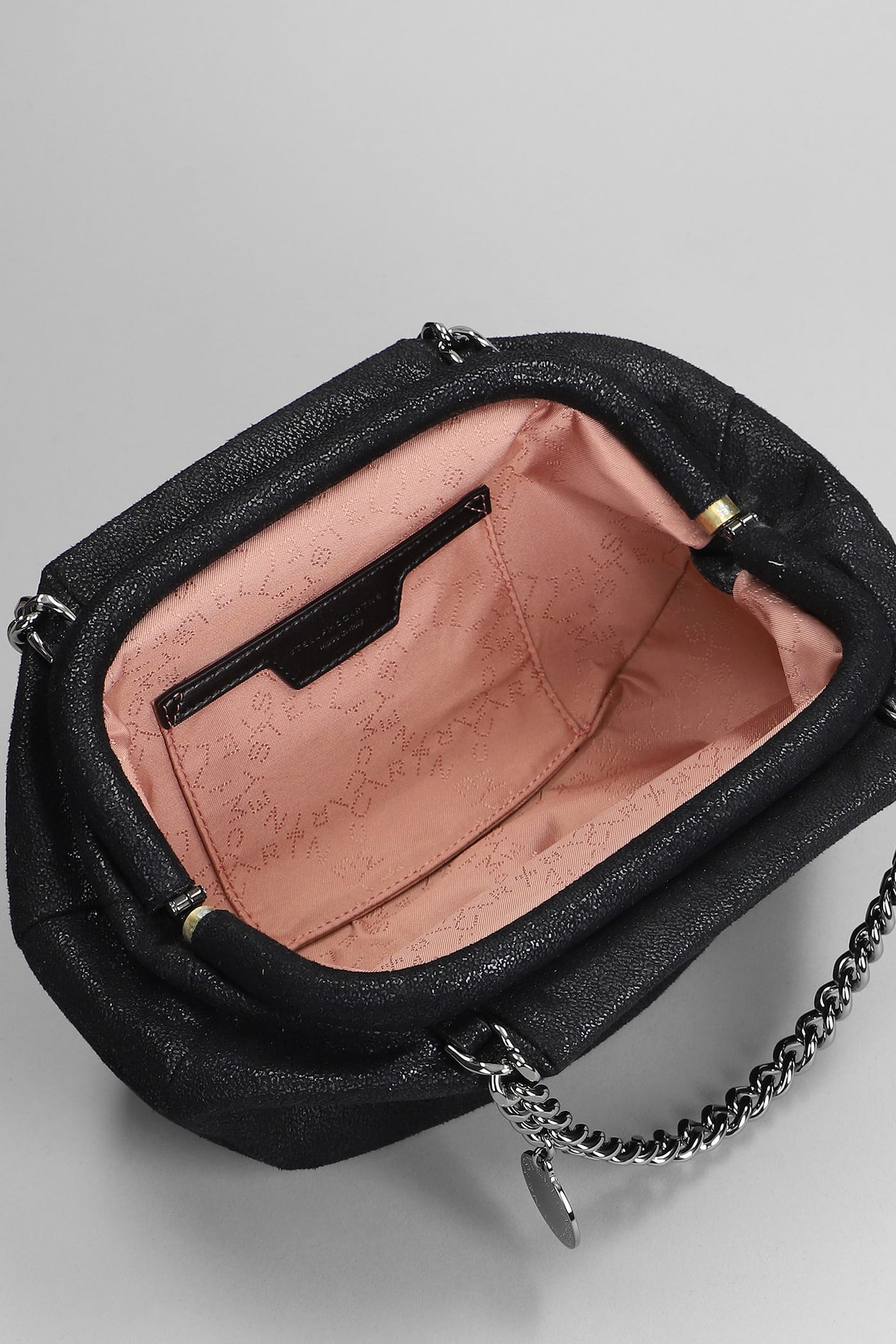 Shop Stella Mccartney Shoulder Bag In Black Polyester