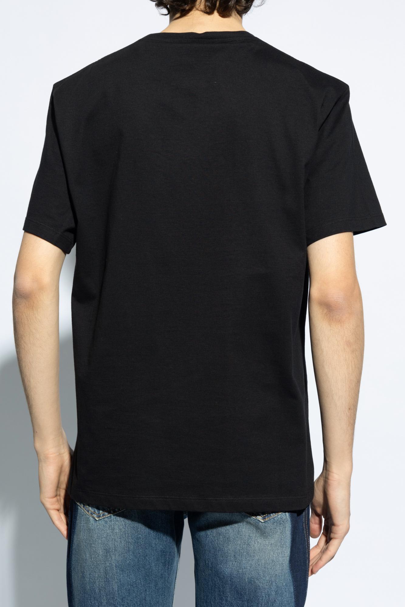 Shop Alexander Mcqueen T-shirt With Logo In Black