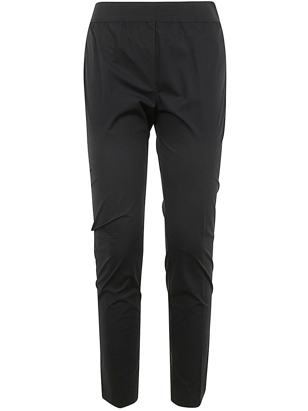 Shop Twinset Regular Popeline Trouser In Black