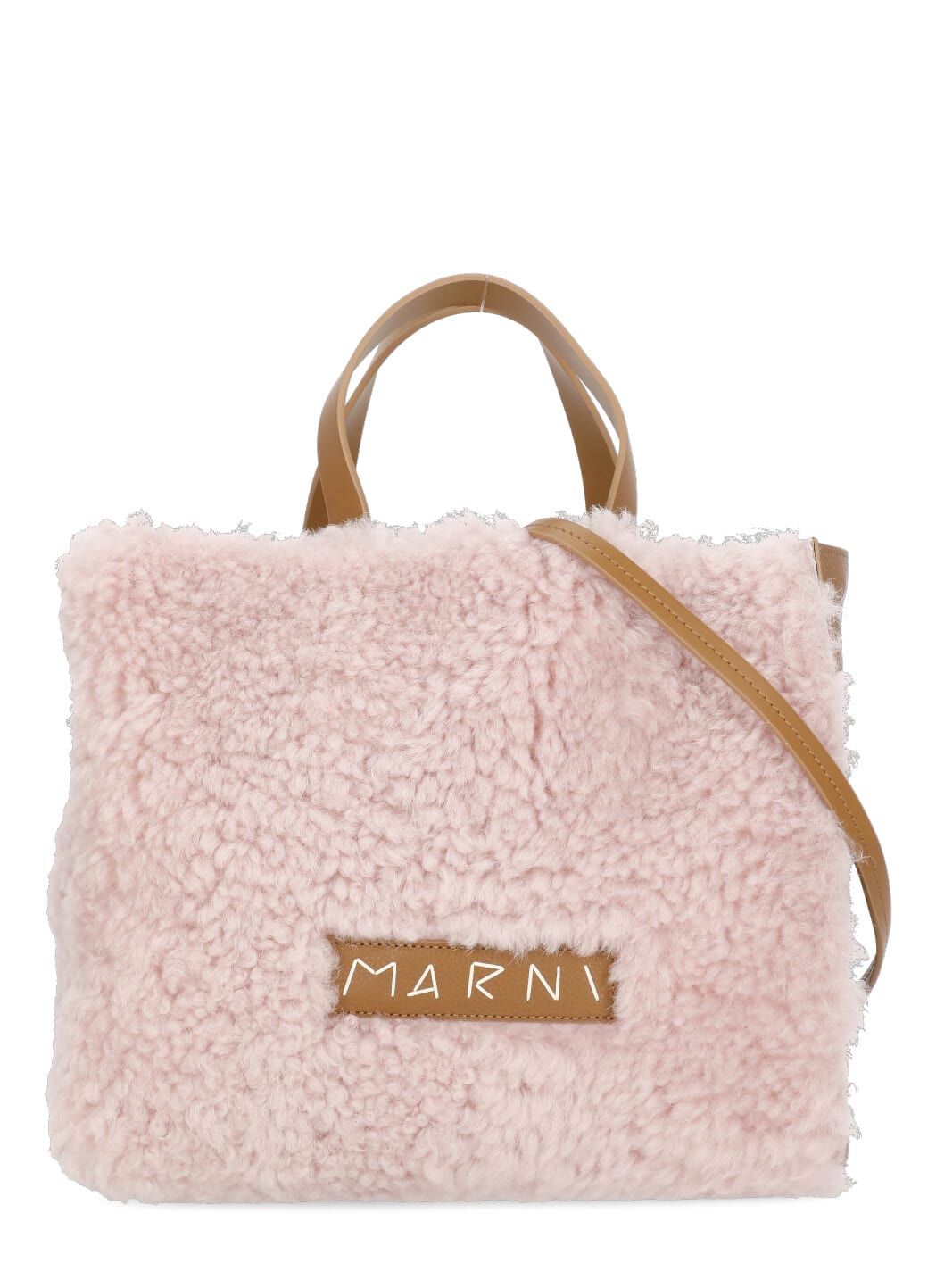 Marni Luxurious Handbag Featuring Removable Strap In Pink