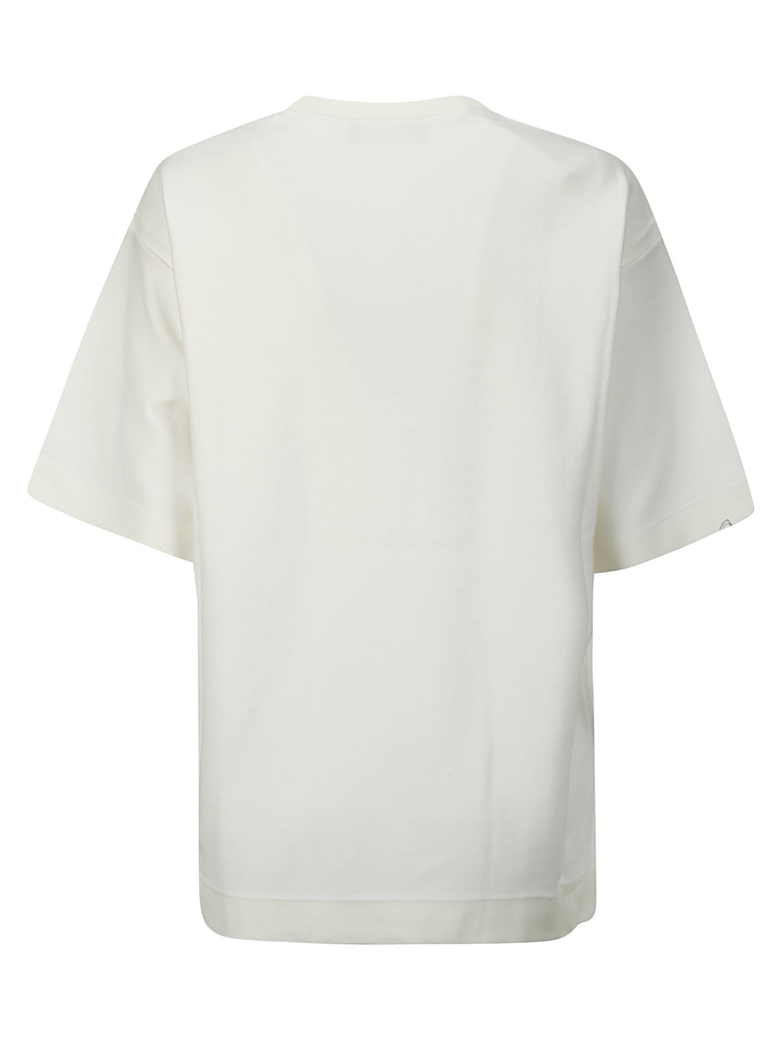 Maison Flaneur Sporty Crew-neck T-shirt In White | ModeSens