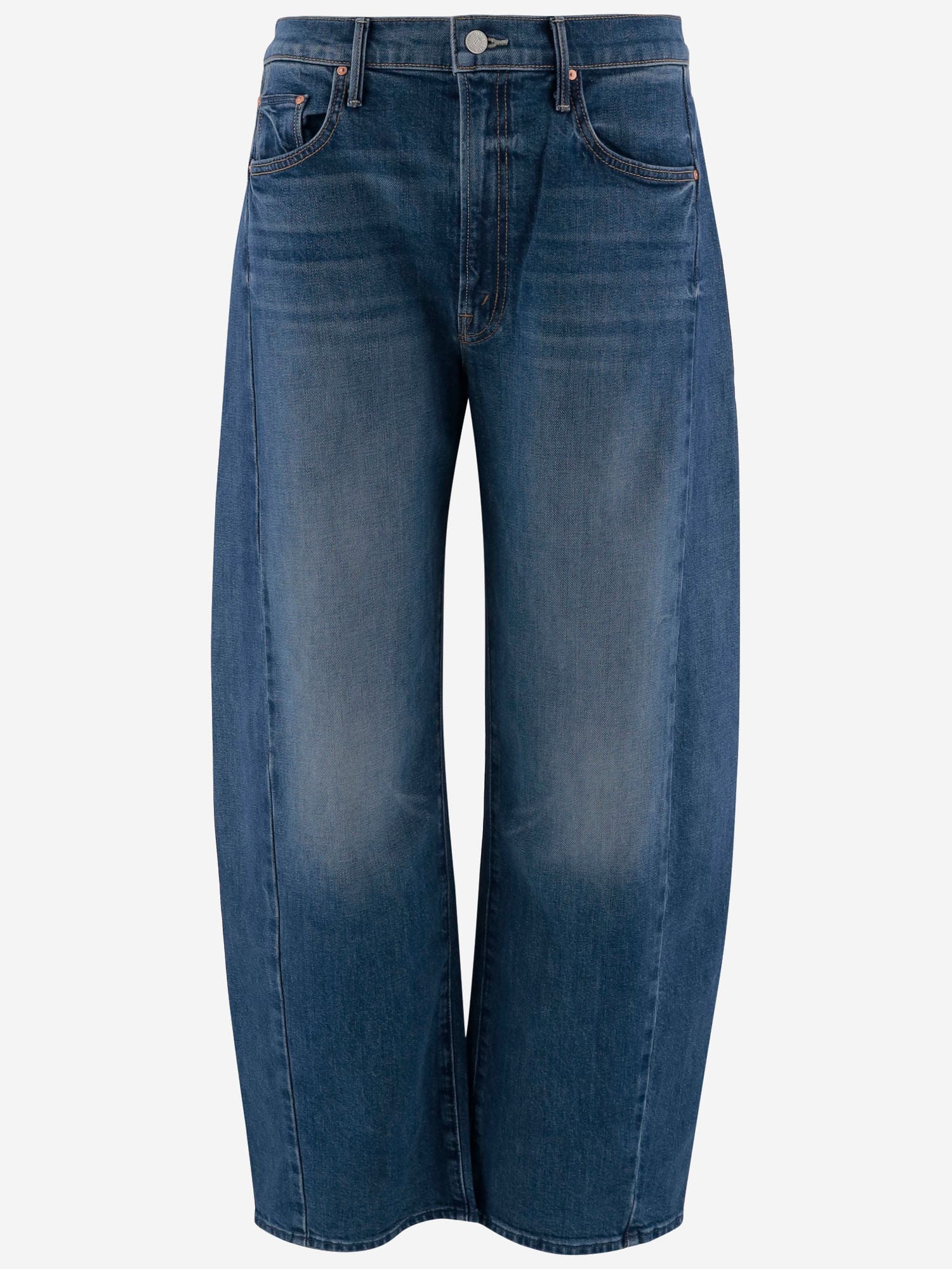 Mother The Half Pipe Ankle Jeans In Blue