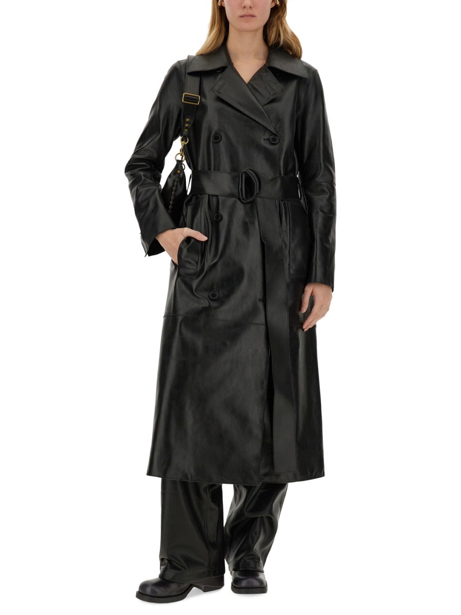 Shop Stand Studio Coat Paris In Black