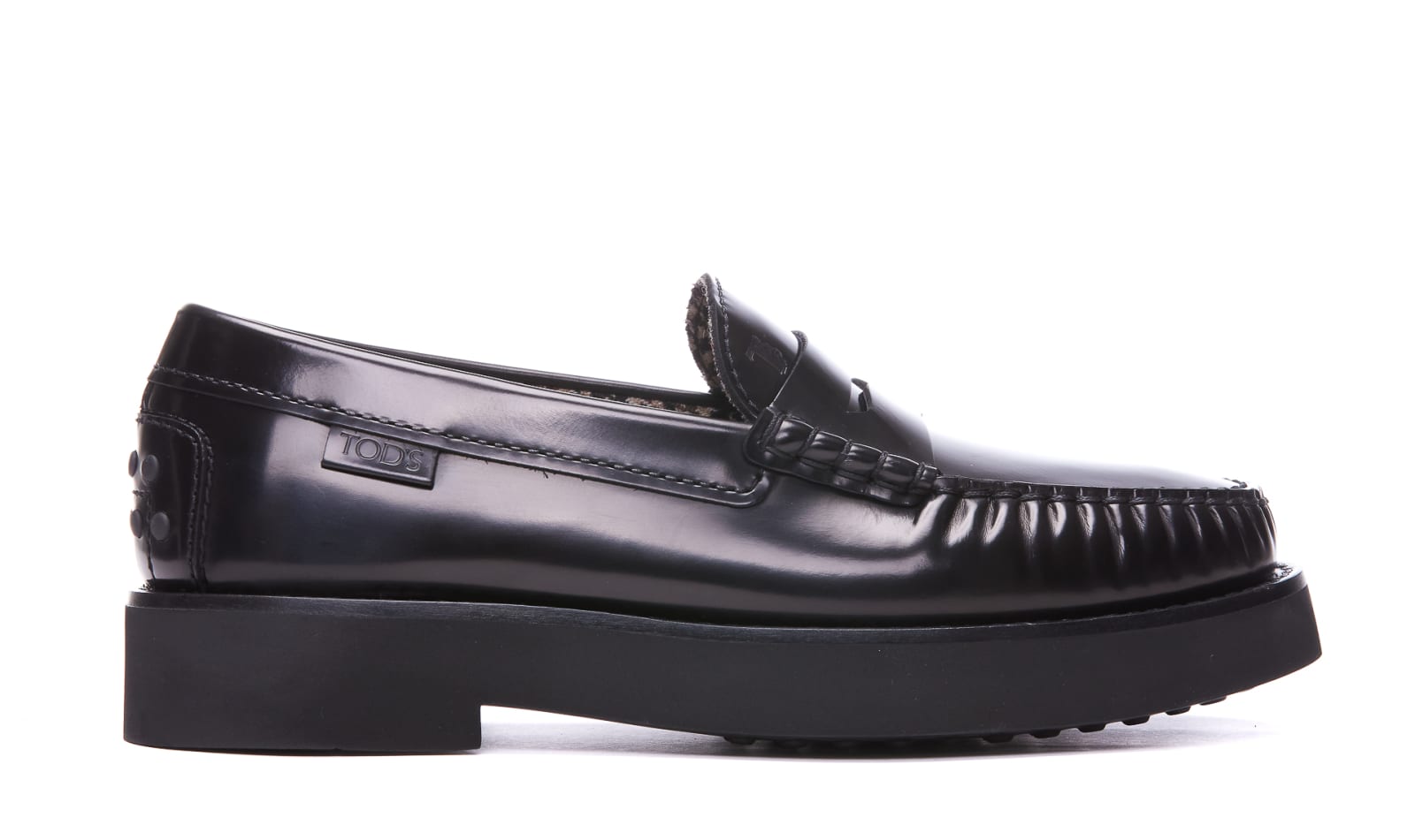 Shop Tod's Loafers In Black