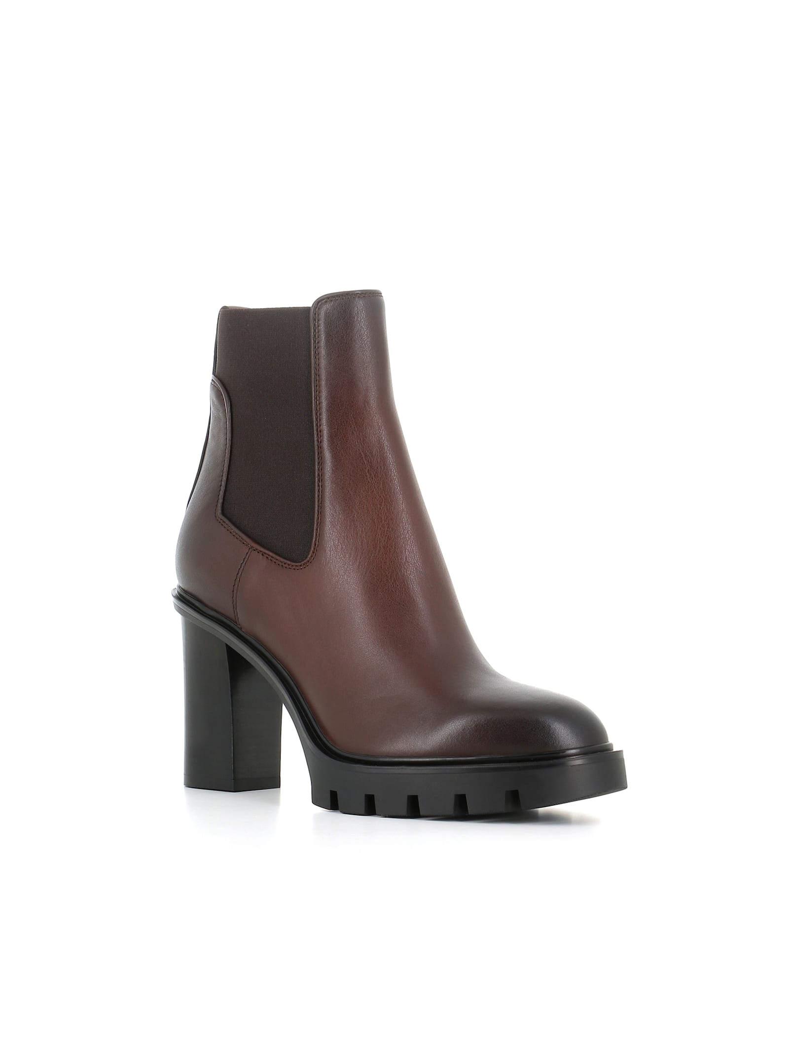 Shop Santoni Chelsea Ferry In Brown