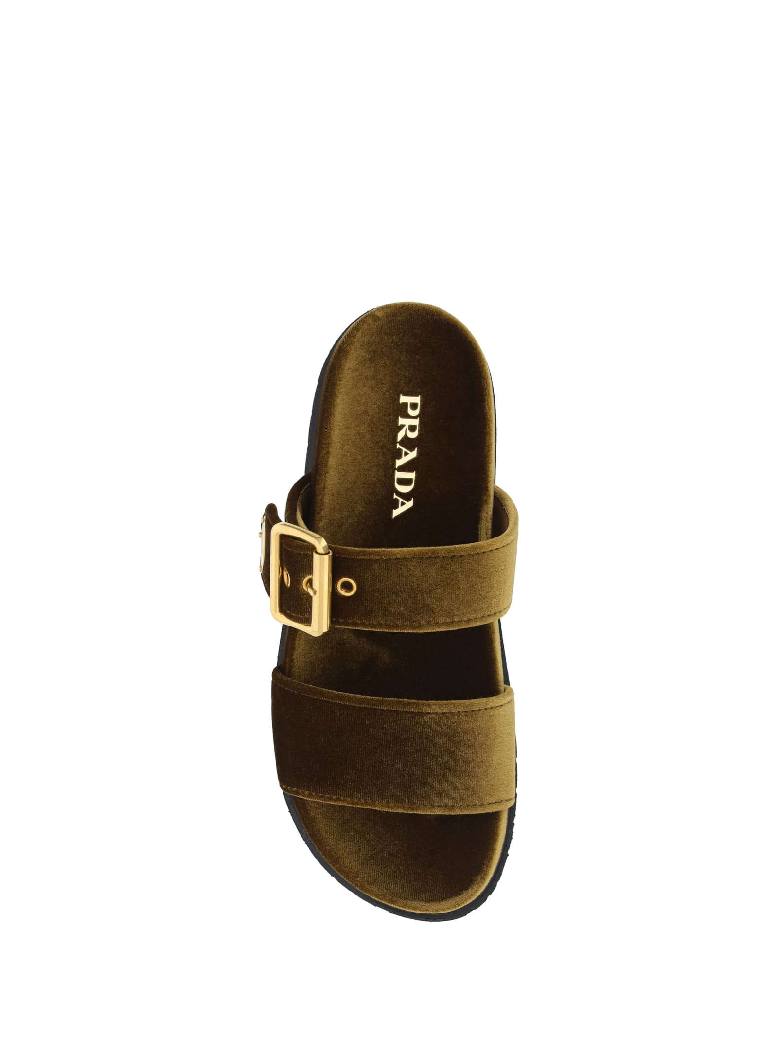 Shop Prada Sandals In Rovere