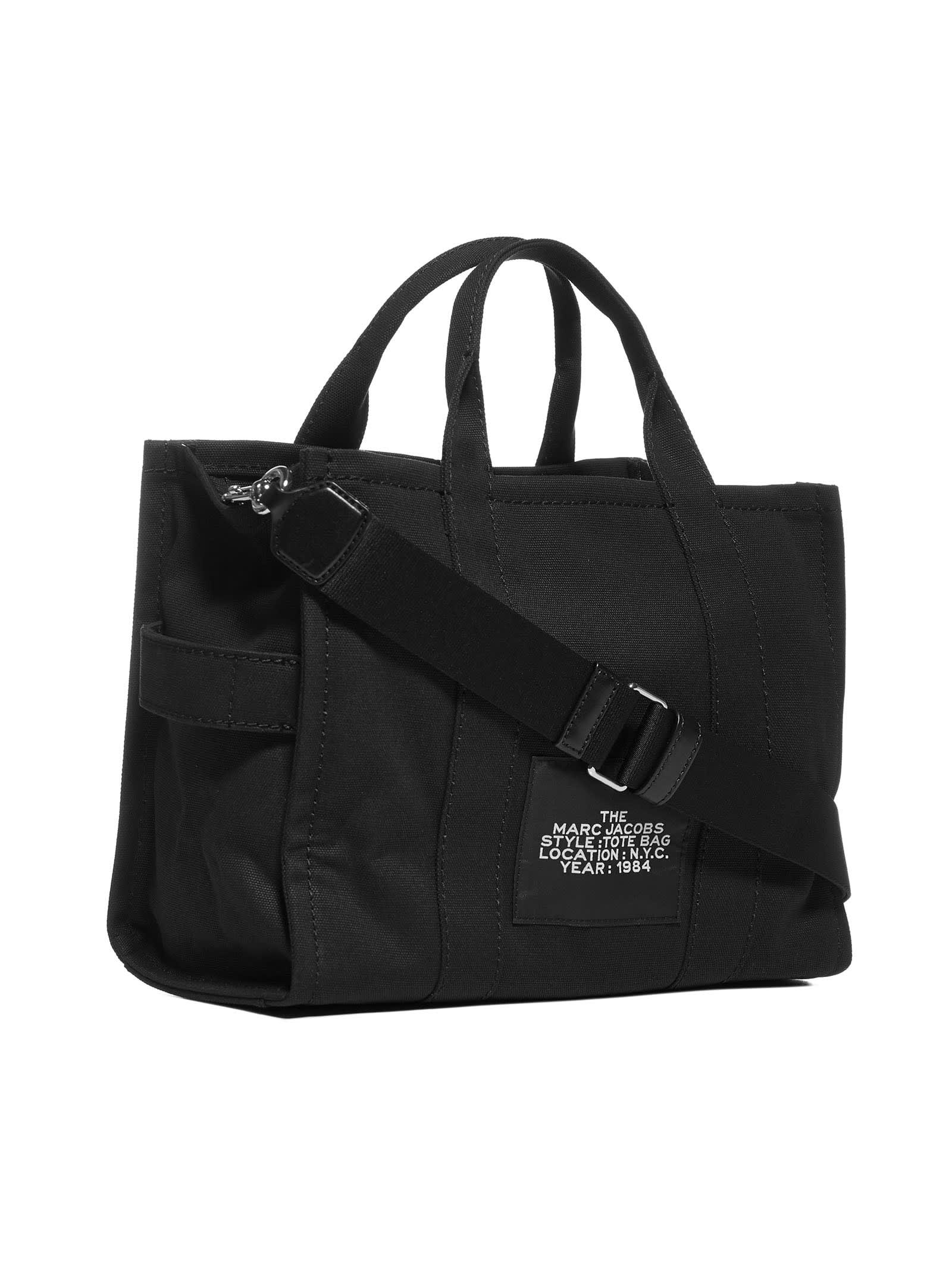 Shop Marc Jacobs The Medium Tote Bag In Black