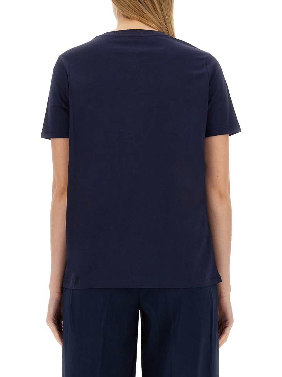 Shop Michael Kors T-shirt With Logo In Blue