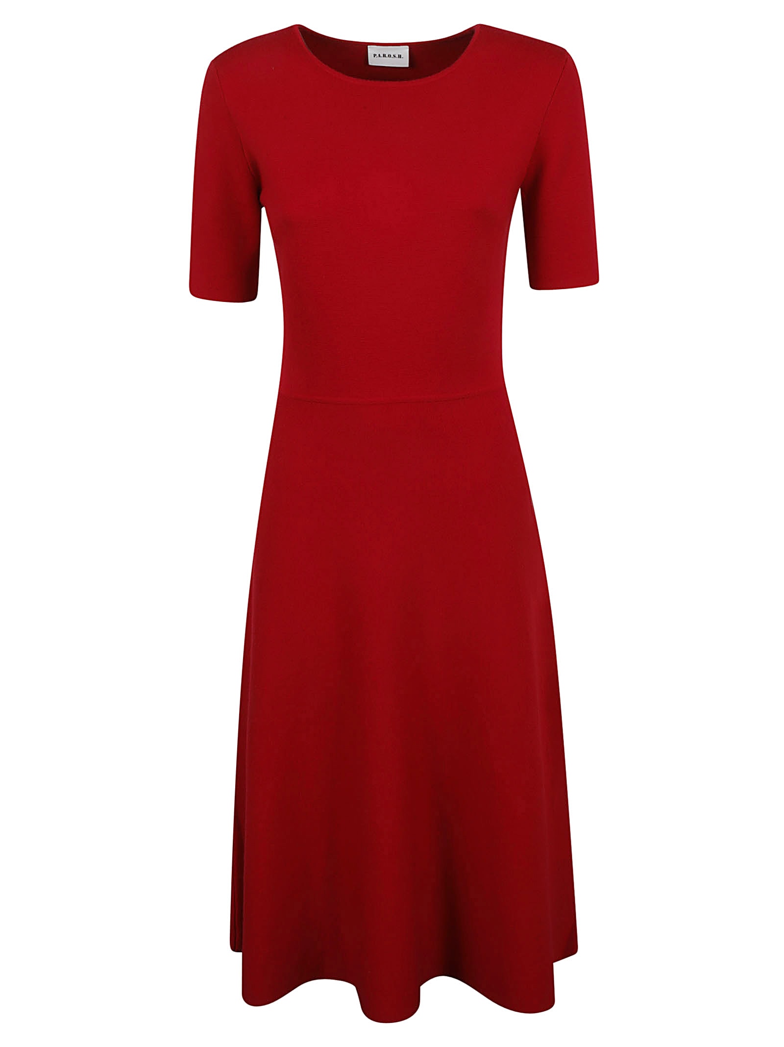 Shop P.a.r.o.s.h Look Dress In Red