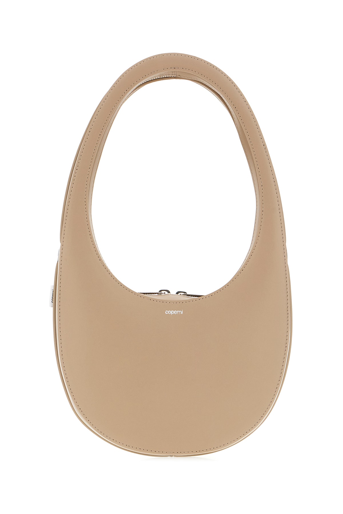 COPERNI CAPPUCCINO LEATHER SWIPE SHOULDER BAG 