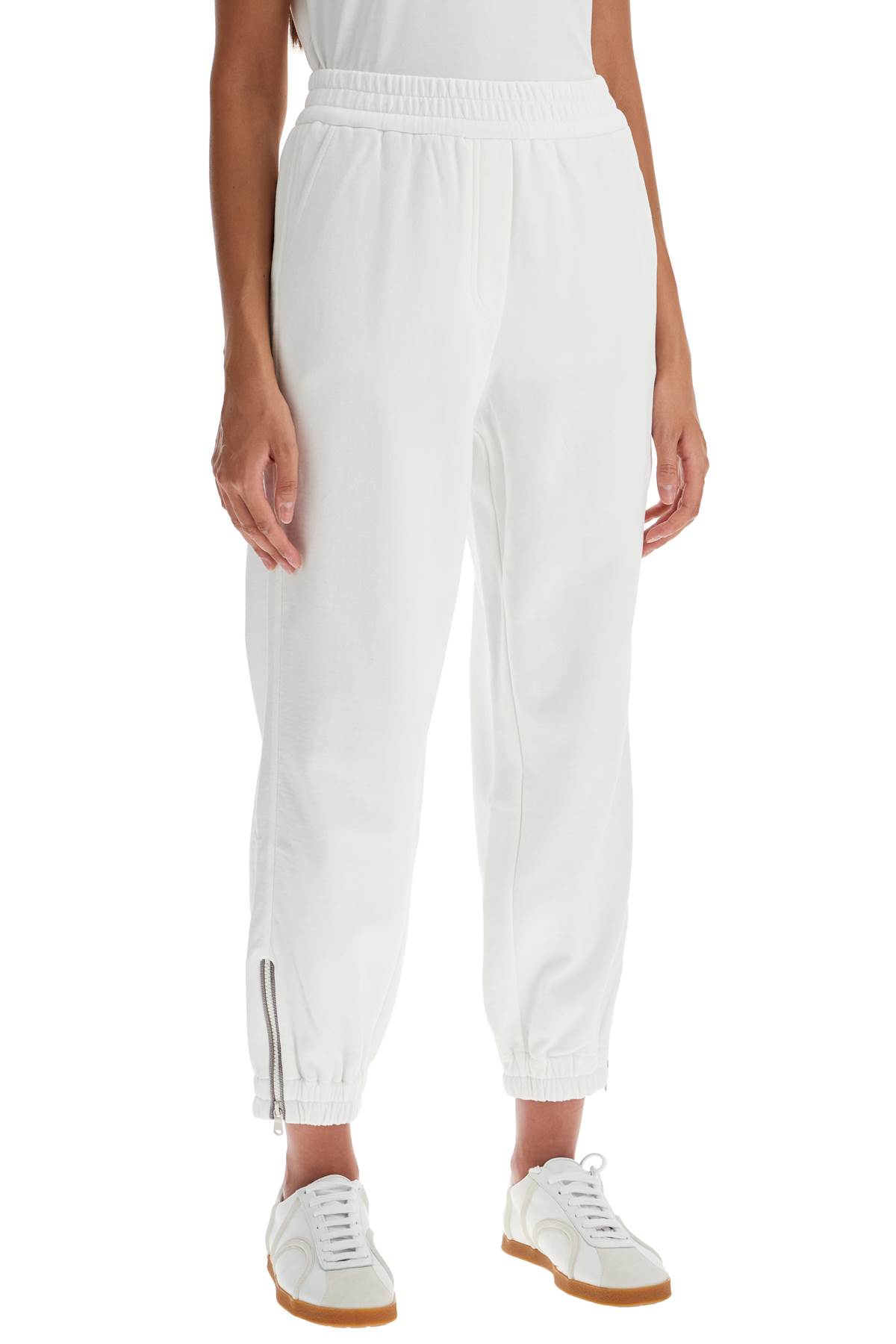 Shop Brunello Cucinelli Joggers With Mobile On The In Off White (white)