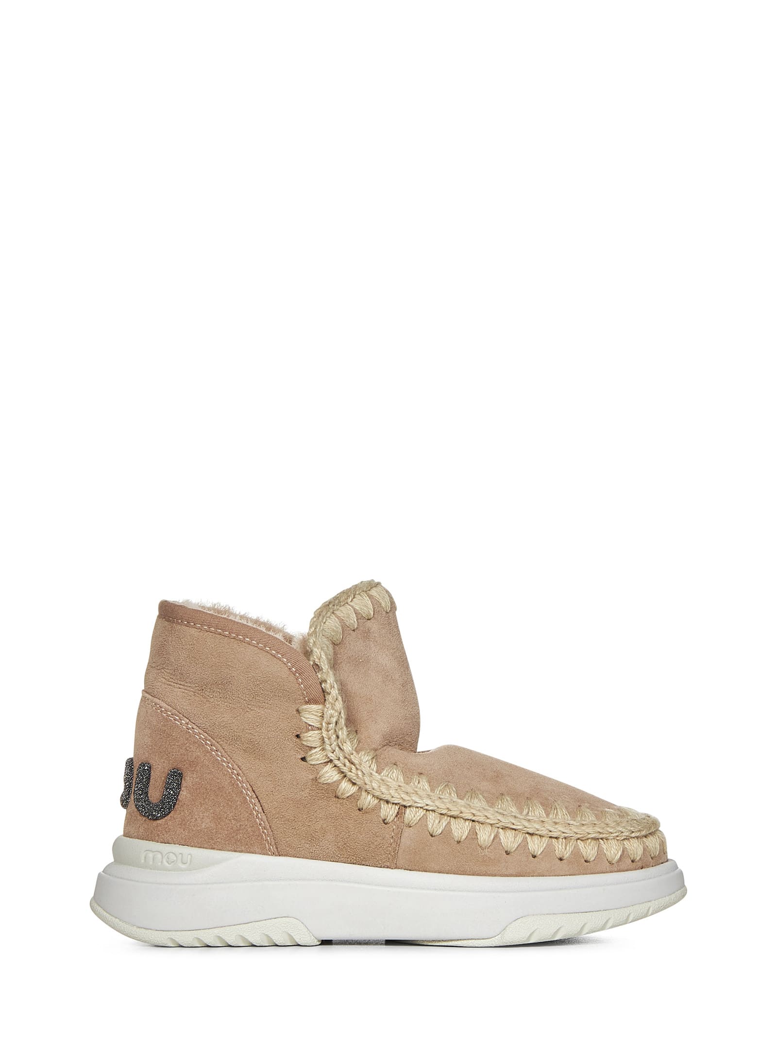 Shop Mou Eskimo Jogger Glitter Logo Sneakers