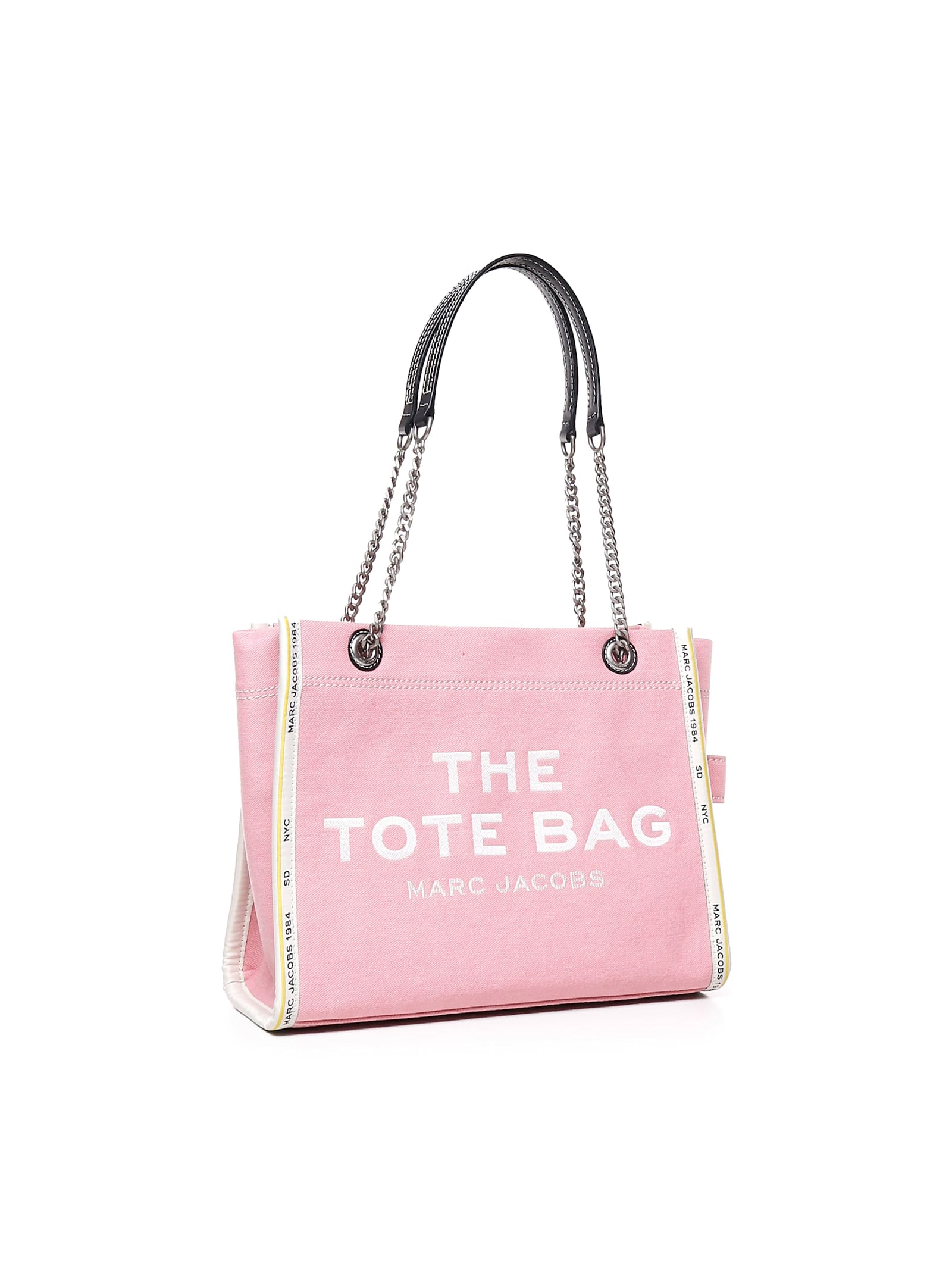 Shop Marc Jacobs The Medium Tote Bag In Ribbon Pink