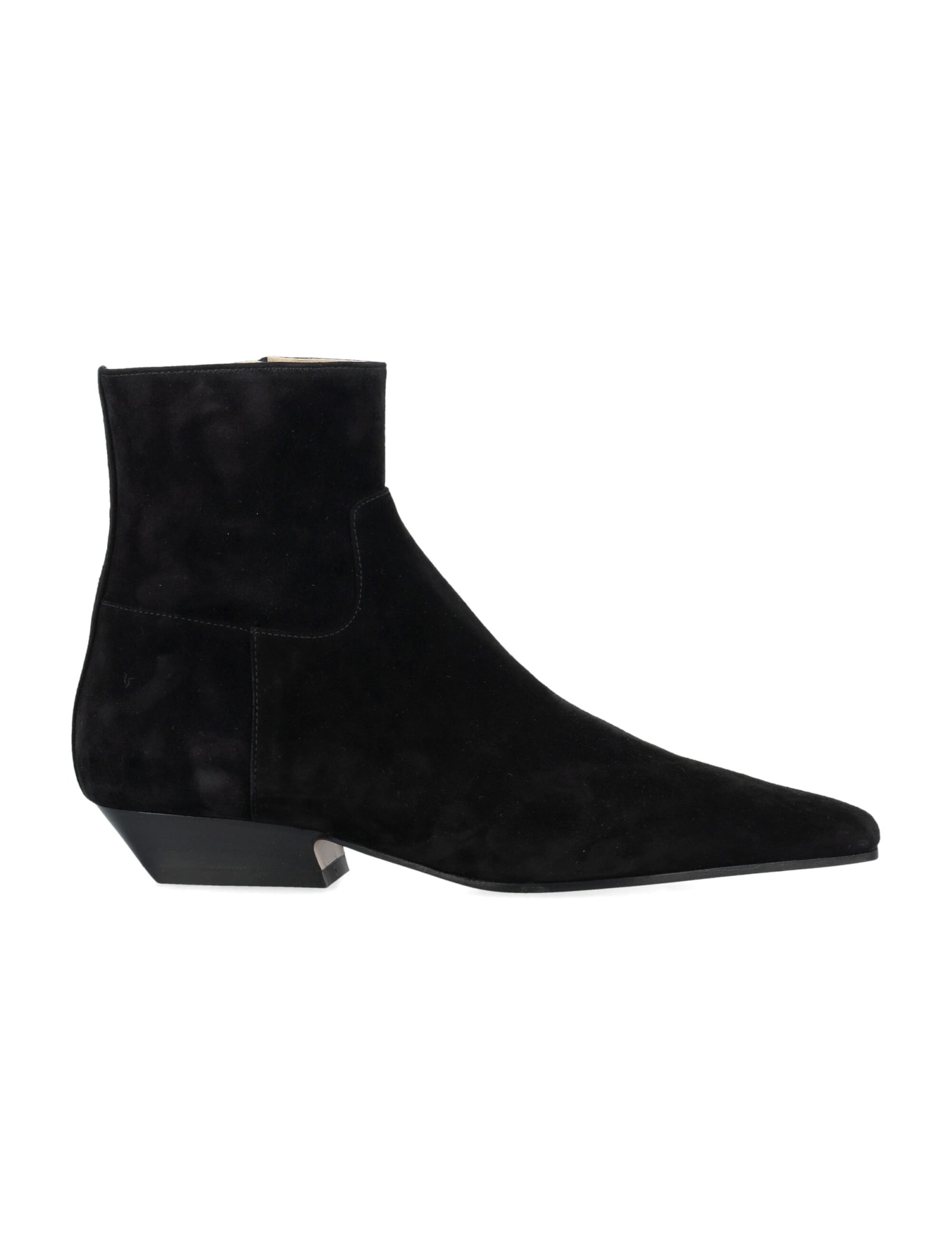 Shop Khaite Marfa Ankle Boots In Black