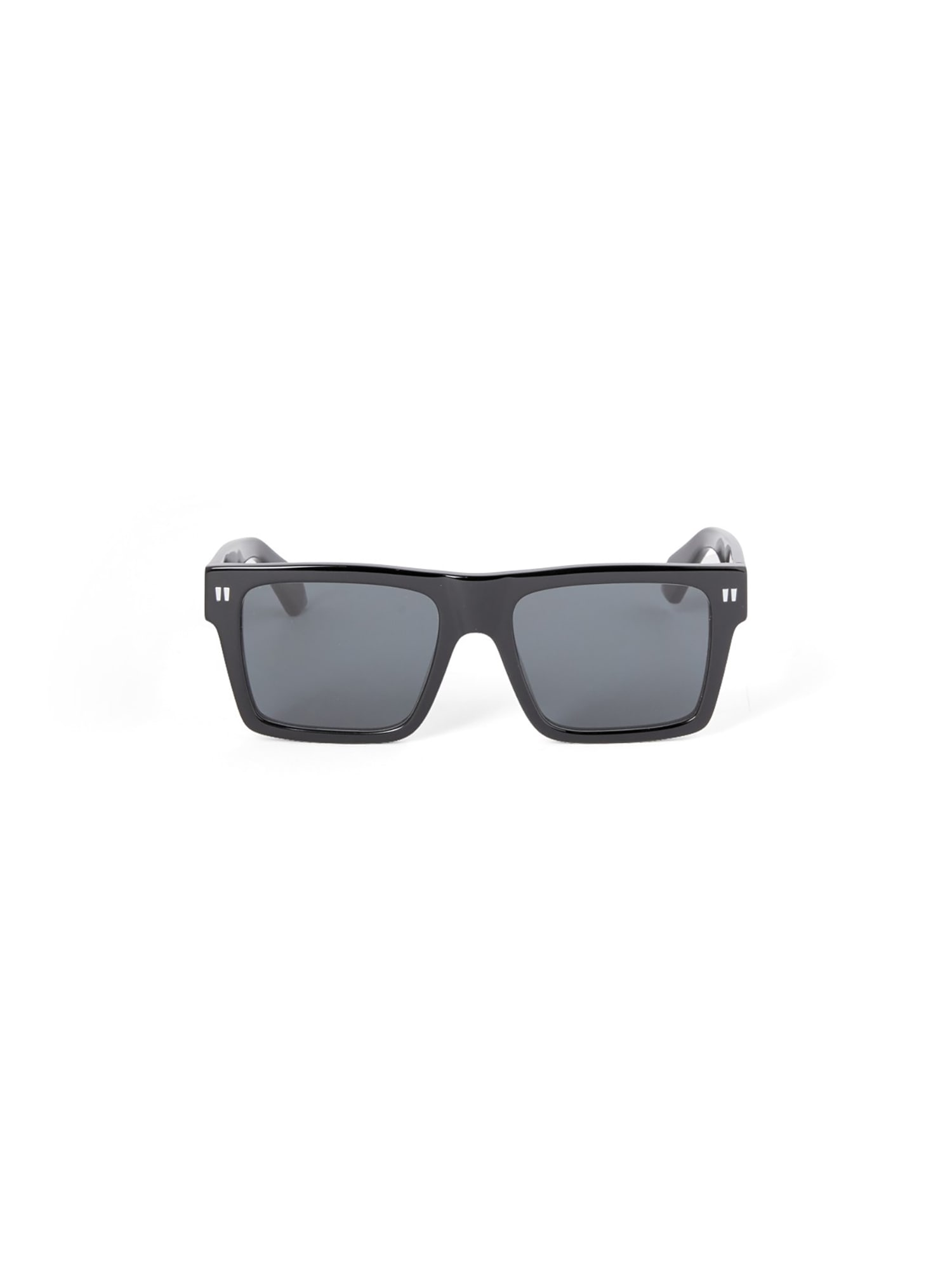 Shop Off-white Oeri109 Lawton Sunglasses Sunglasses In Black Dark Grey