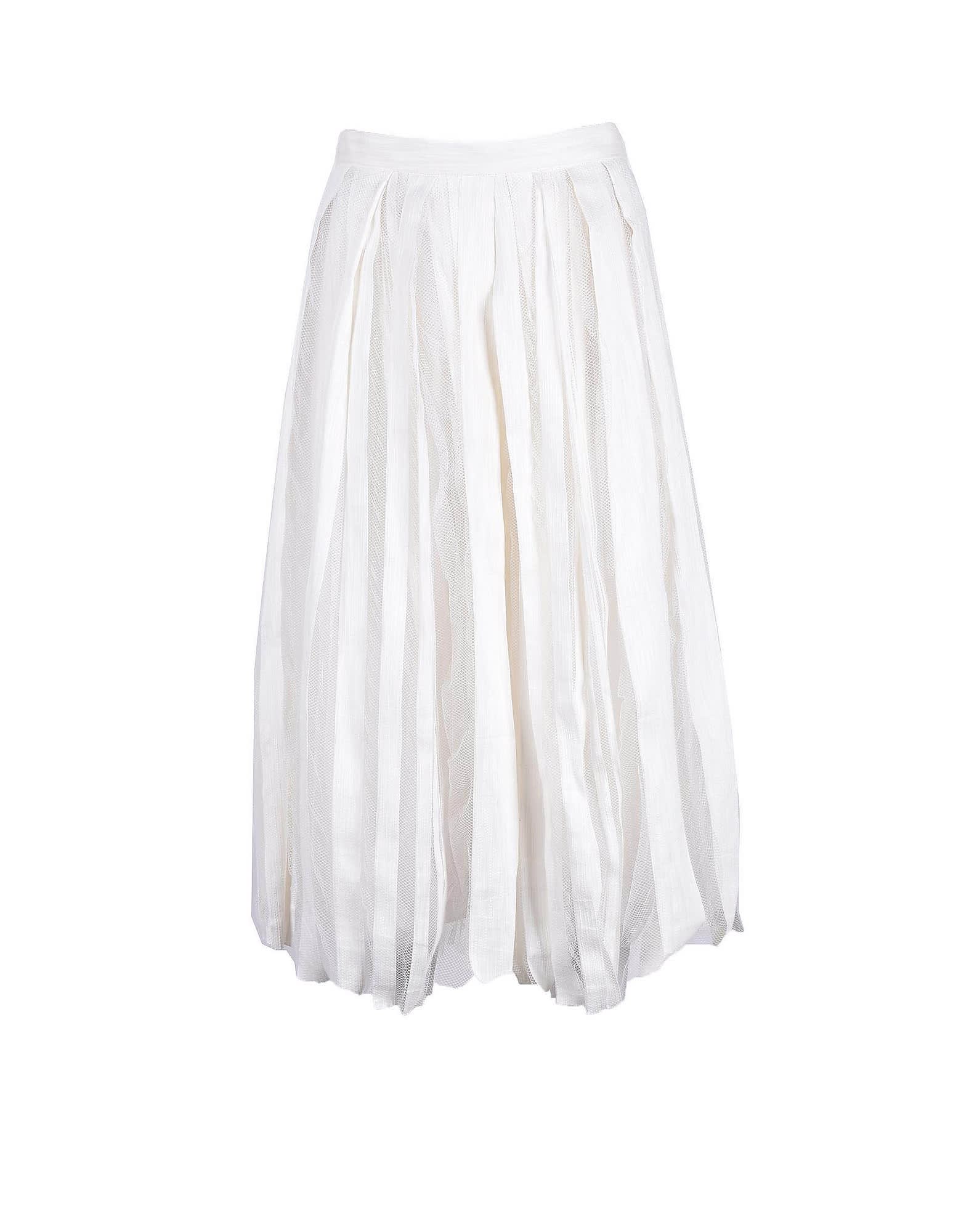 Fabiana Filippi Womens White Skirt