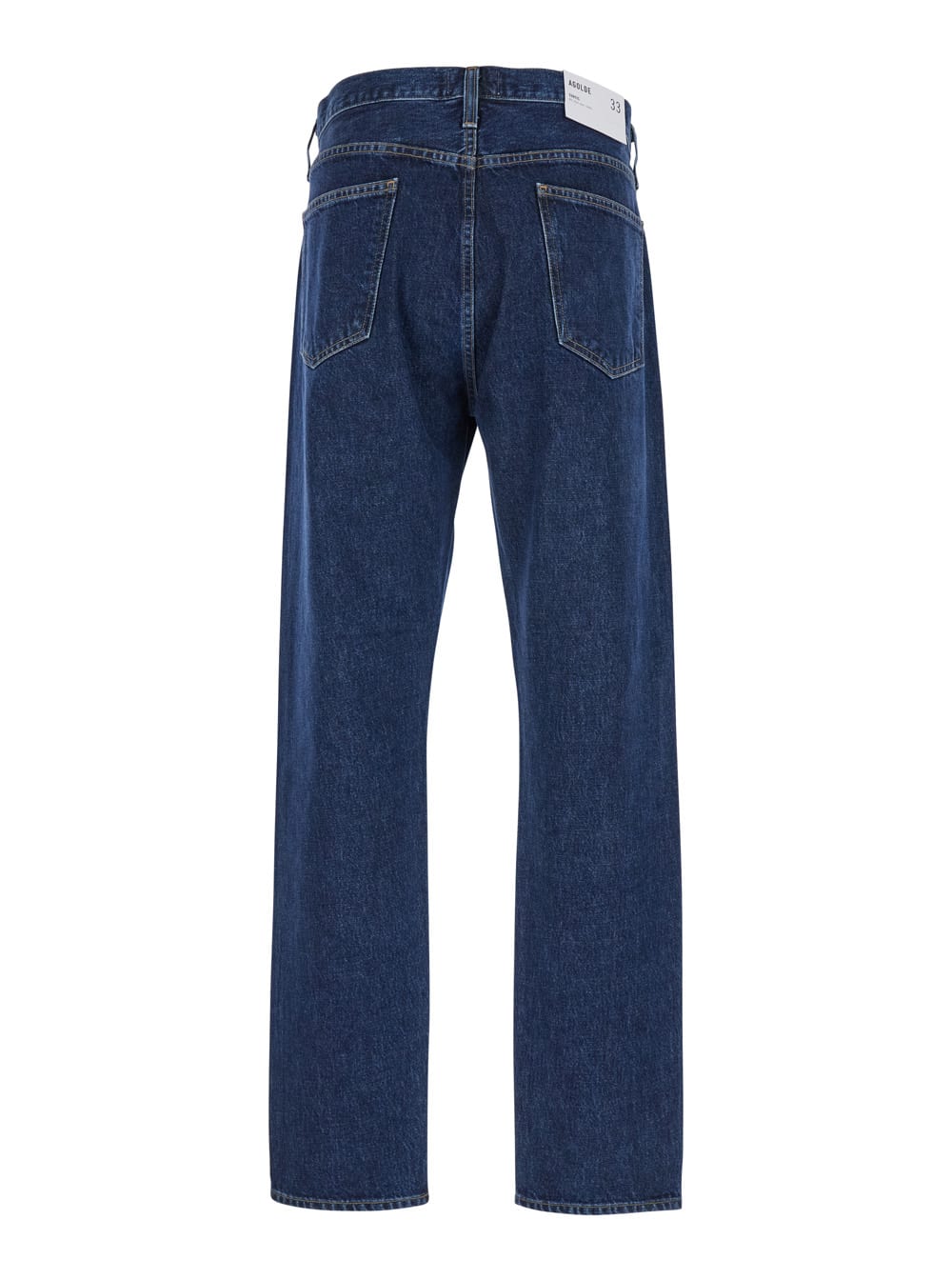 Shop Agolde Blue Five-pocket Jeans In Denim Man