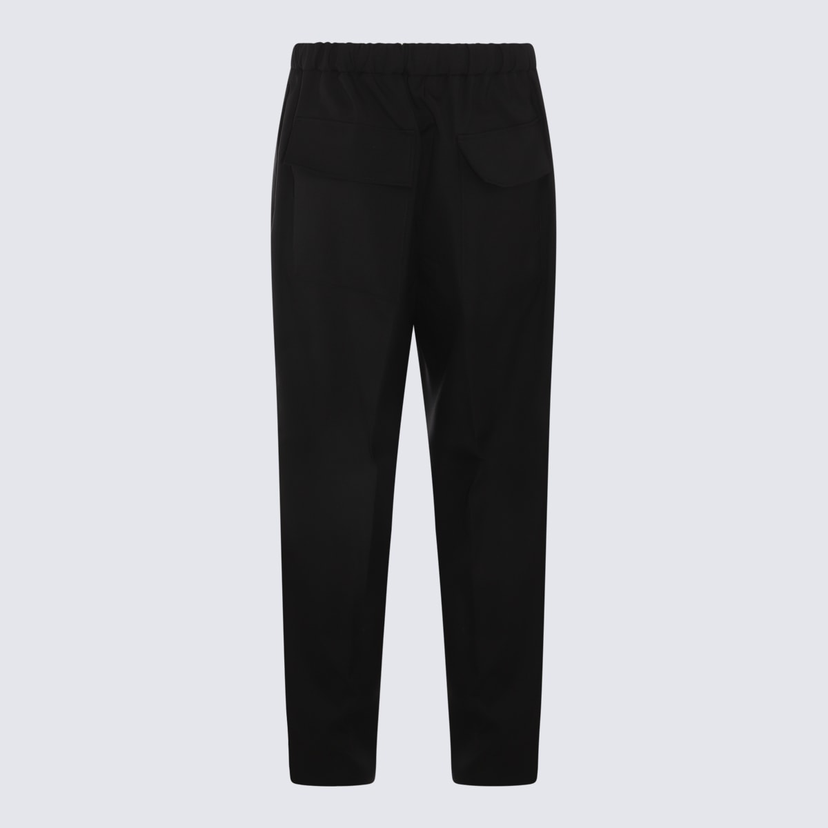 Shop Jil Sander Black Cotton Pants