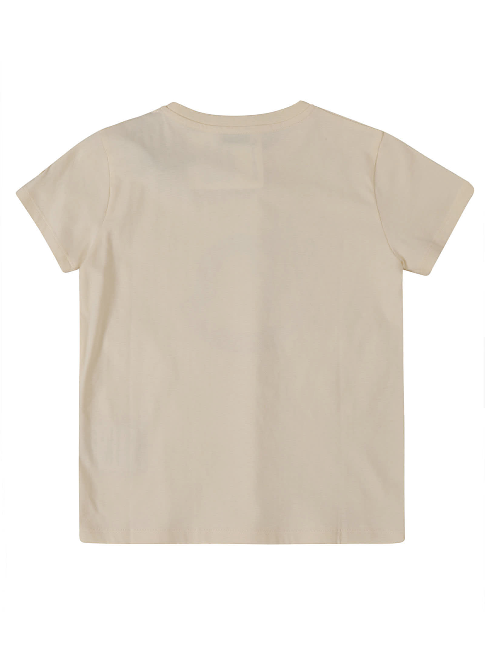 Shop Moncler Logo Detail T-shirt In White