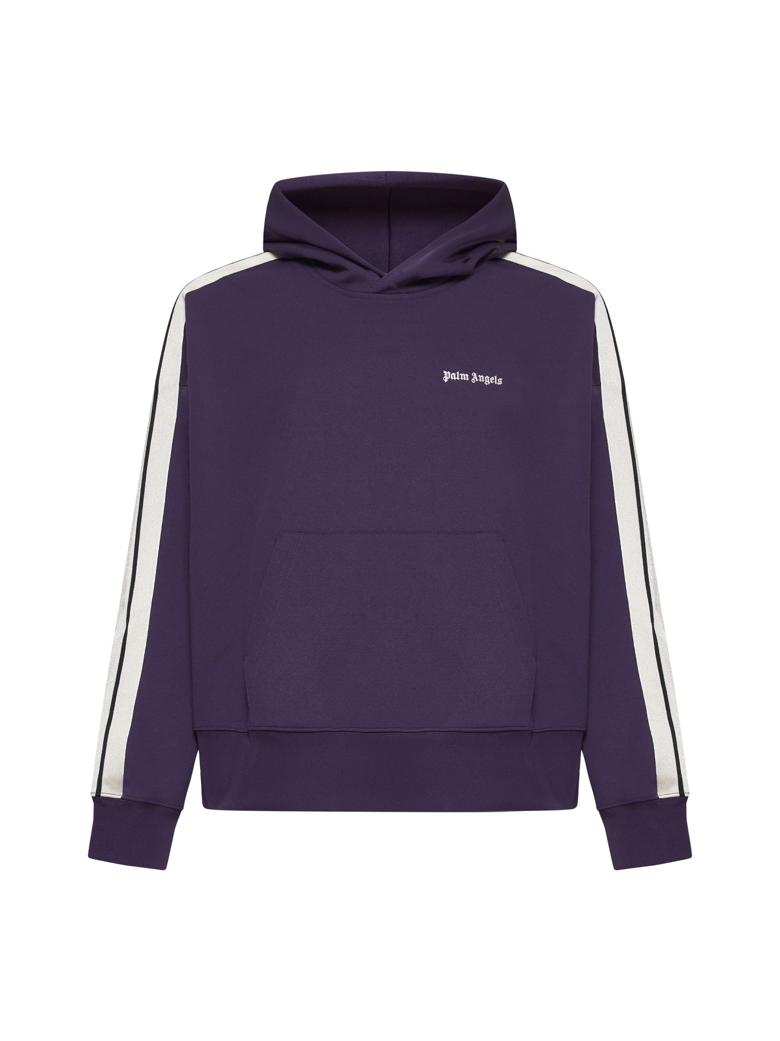 Shop Palm Angels Sweater In Dark Purple Off