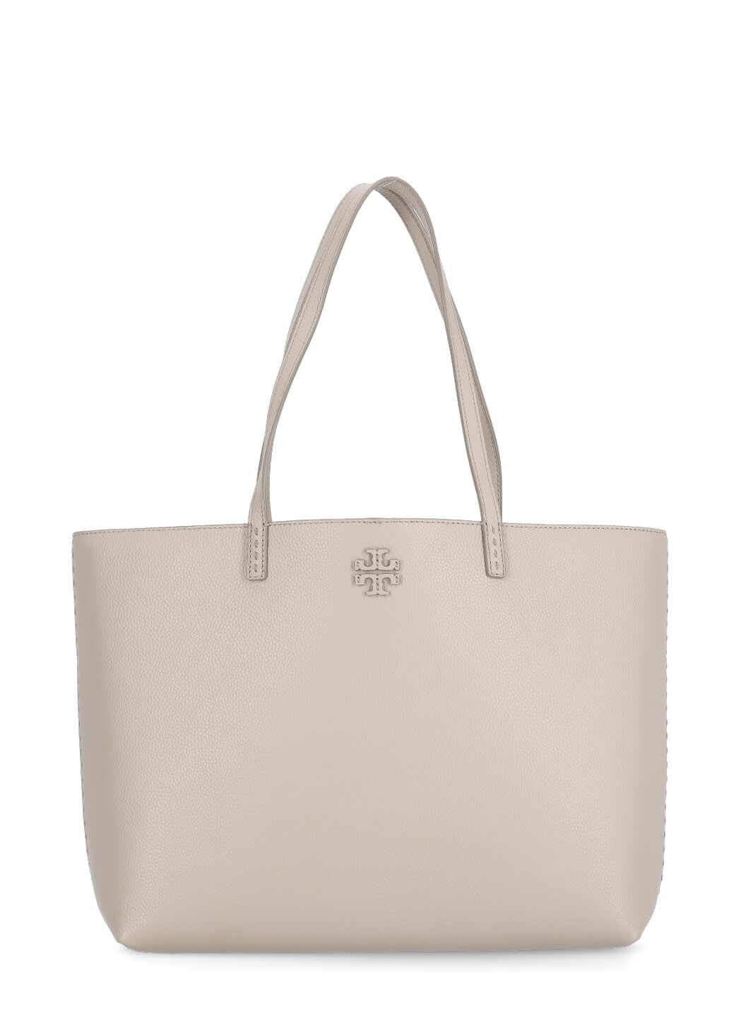 Shop Tory Burch Mcgraw Tote Bag In Beige