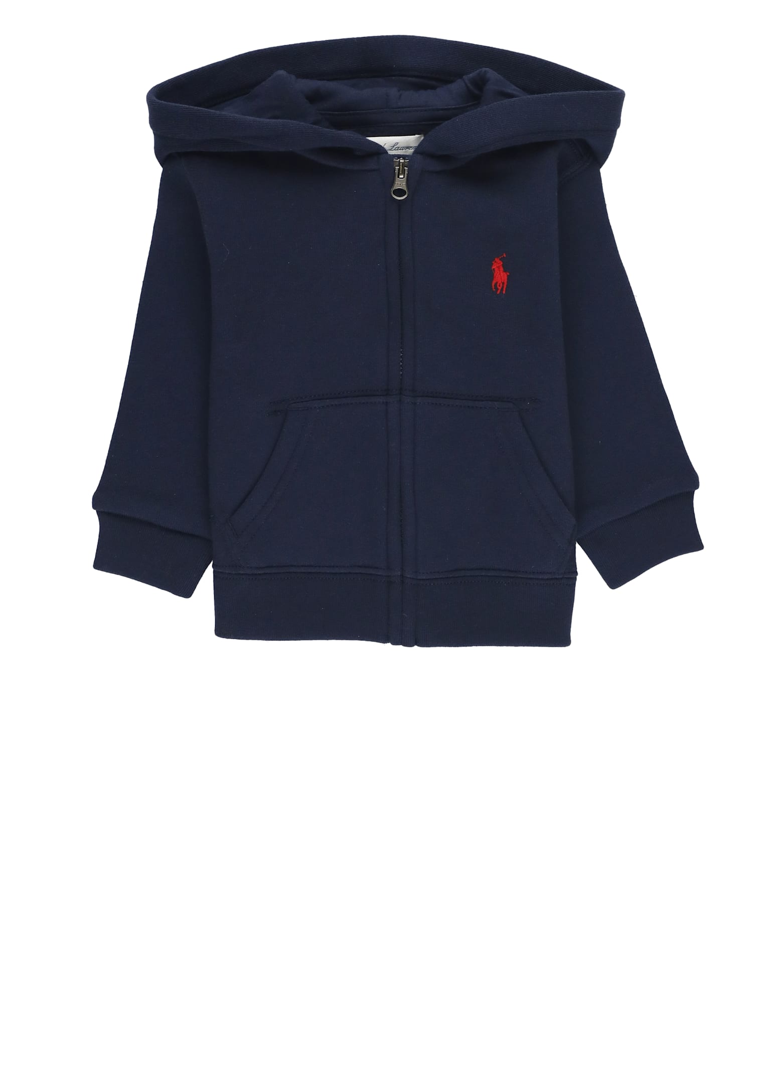 Ralph Lauren Hoodie With Pony In Blue