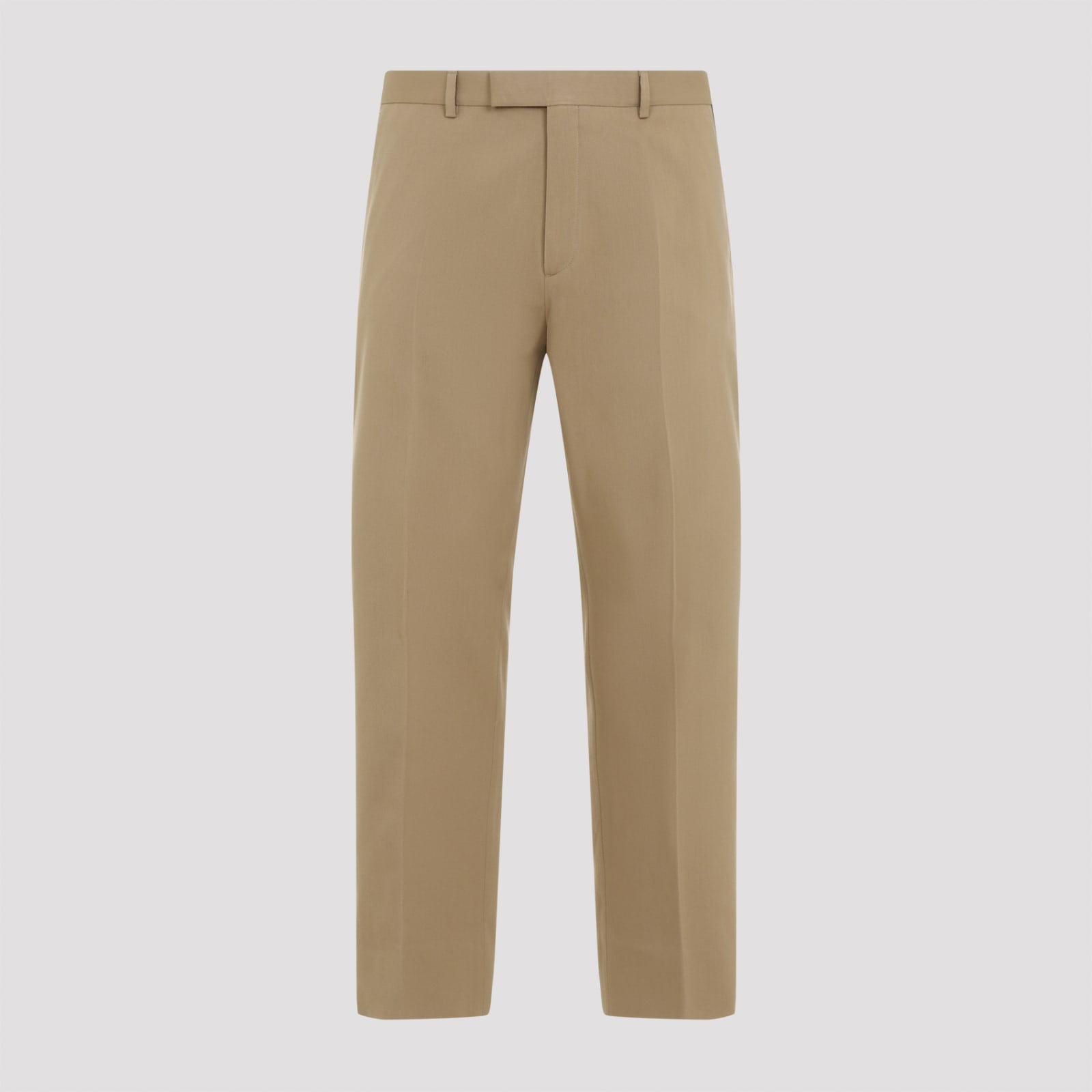 Shop Gucci Cotton Pants In Saturn Mix