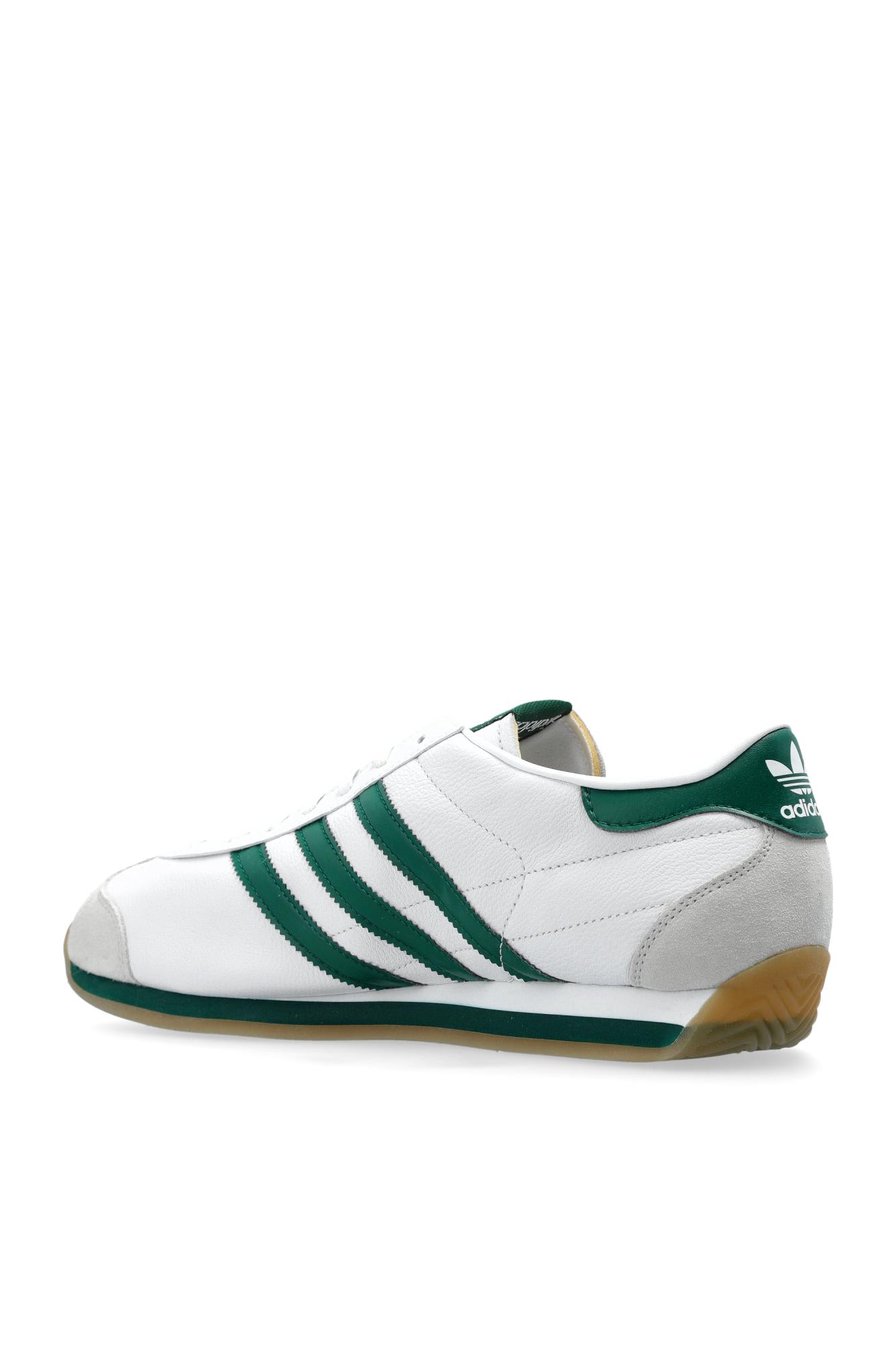 Adidas Originals Japan Country Sneakers Low-top Rubber Stripes In Ftwwht/cgreen/crywht