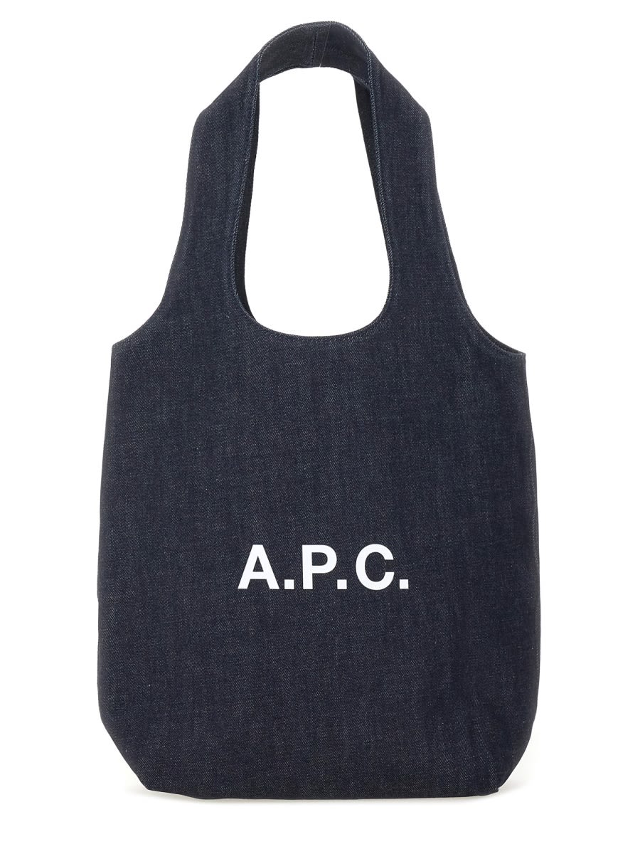 Apc Tote Bag Ninon Small In Blue