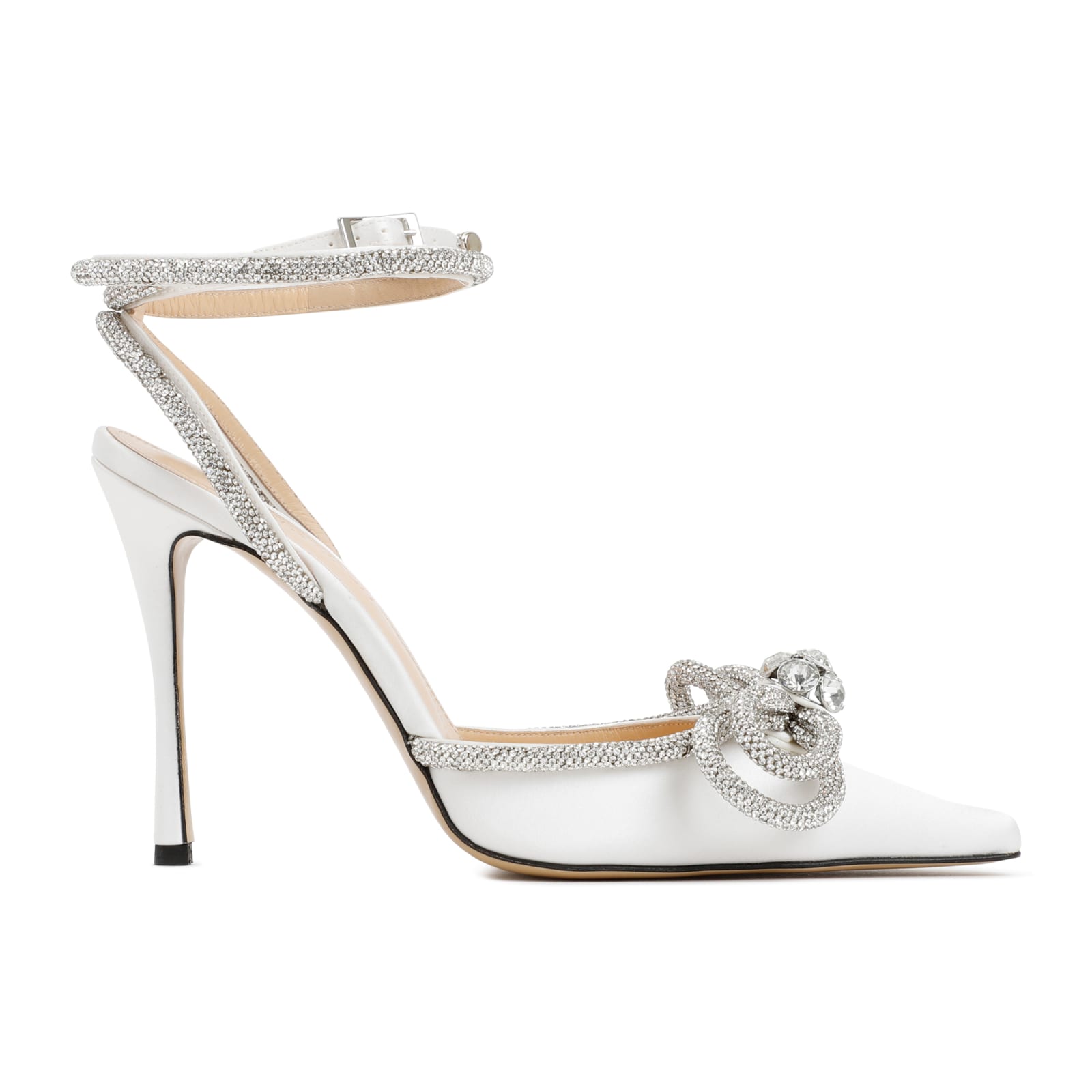 Shop Mach &amp; Mach Double Bow High Heels In White