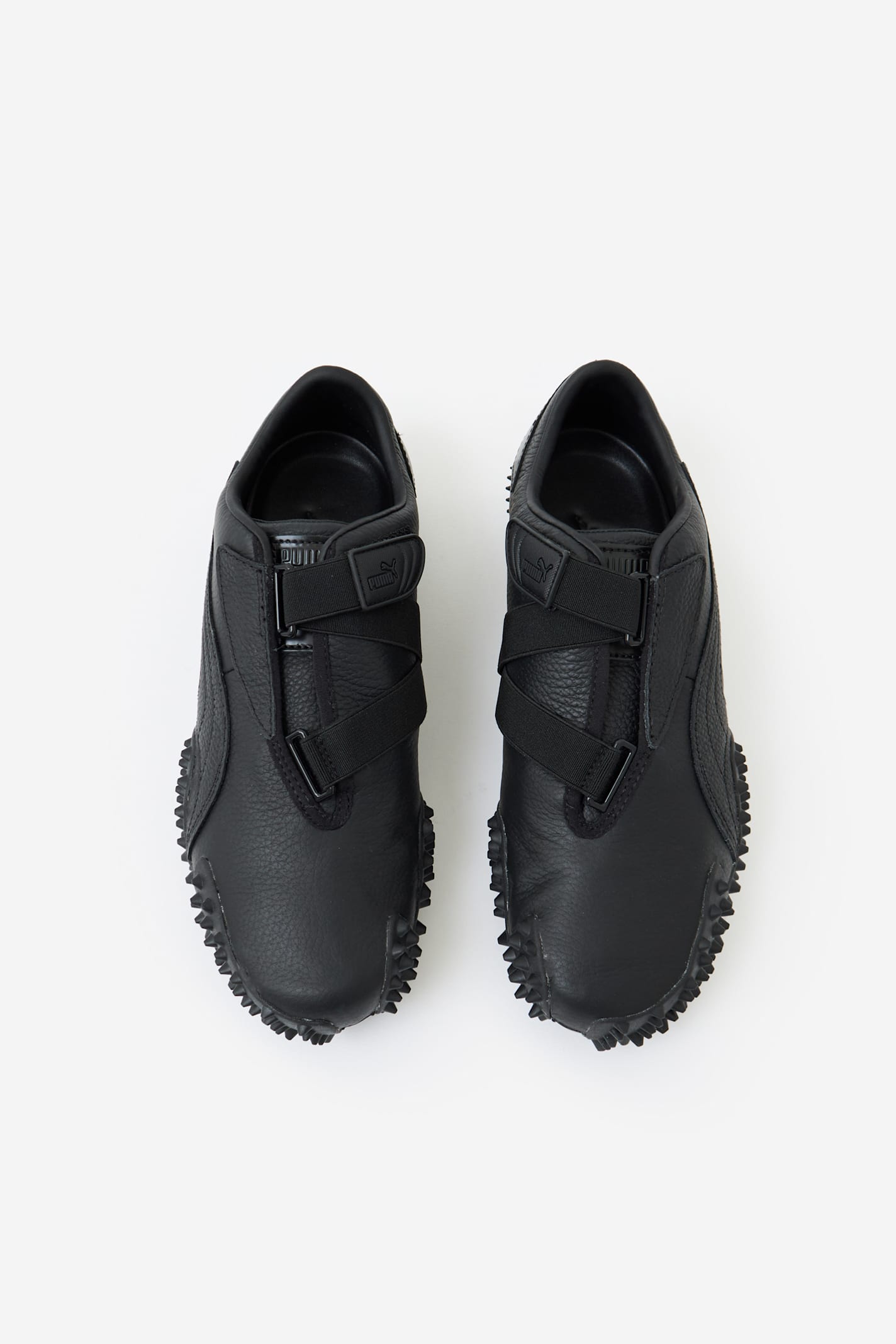 Puma Mostro Leather Sneakers In Black
