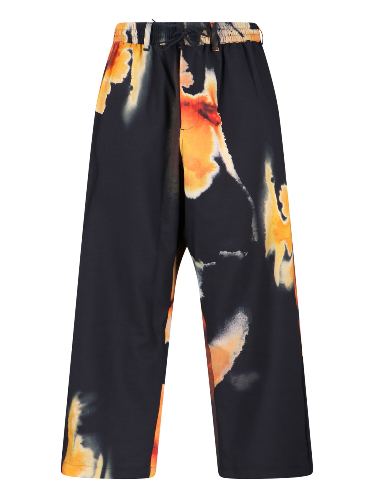 Y-3 Allover Print Sport Uniform Track Pants In Black