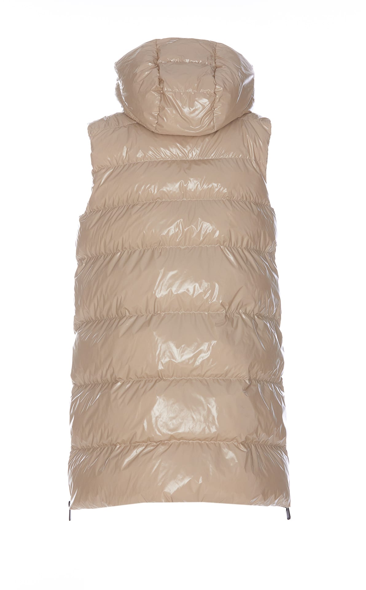 Shop Pinko Graffetta Padded Vest In Beige