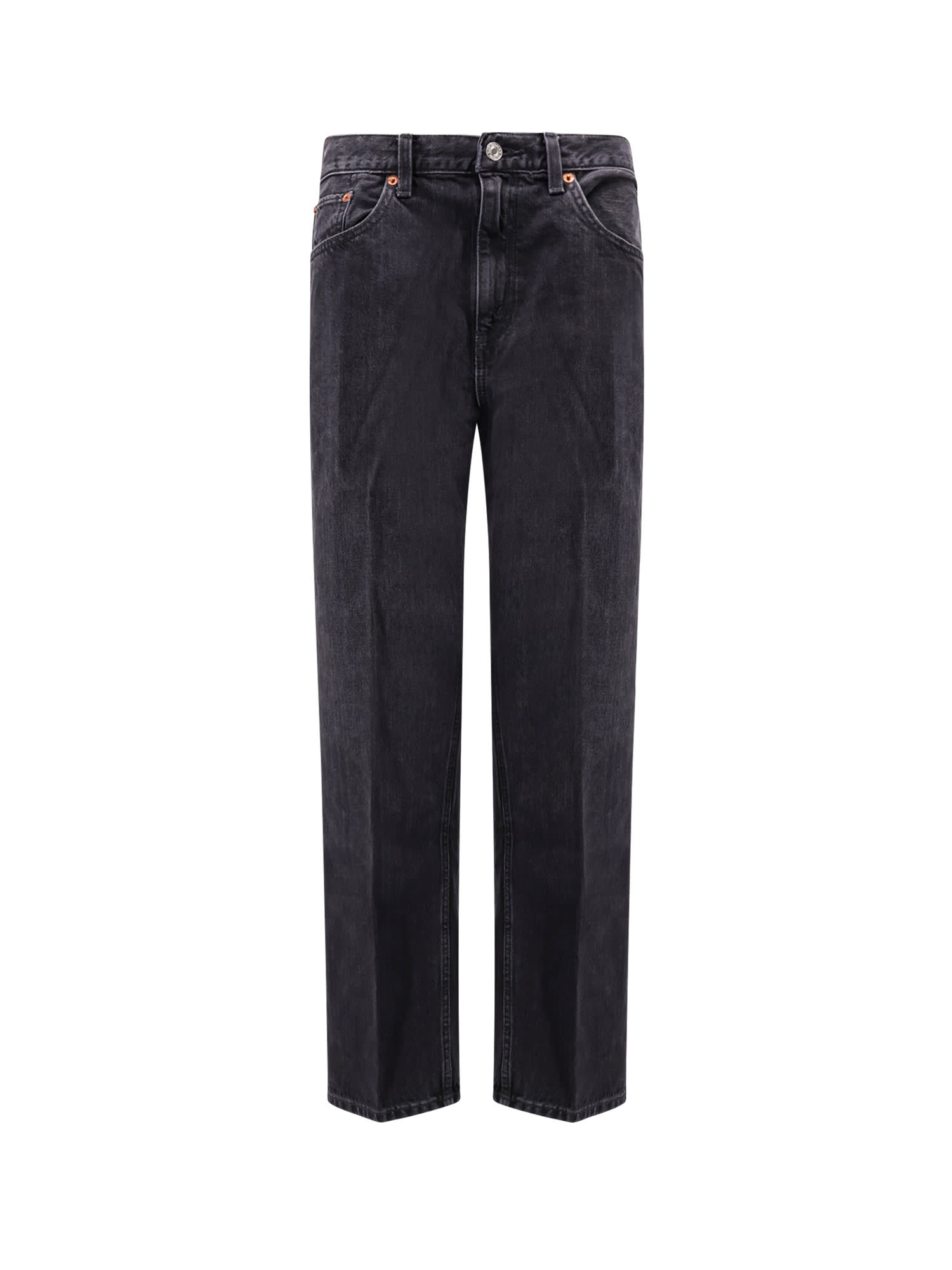 Re/done The Ollie Black Denim Jeans In Black