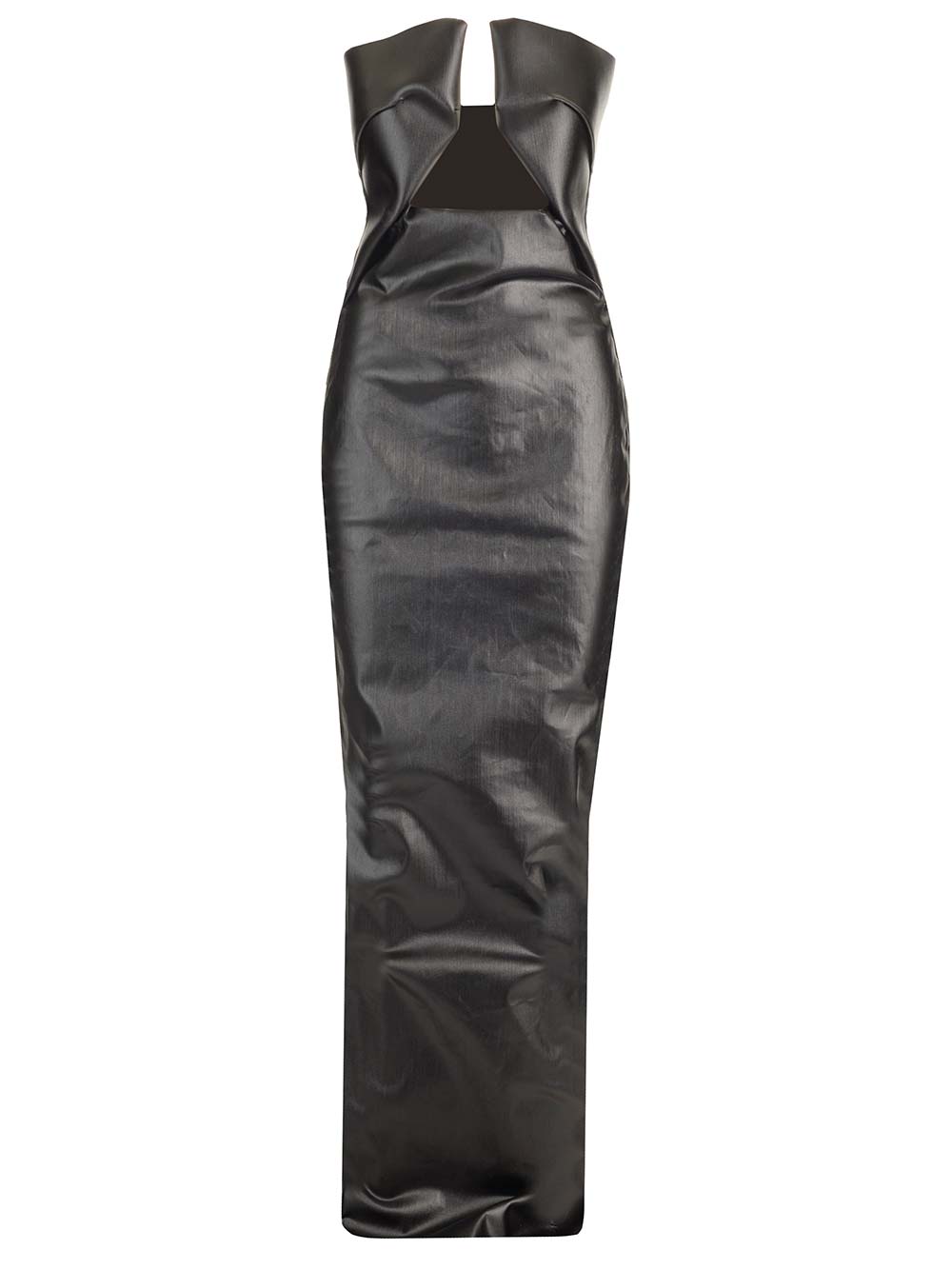 Shop Rick Owens Prong Maxi Dress In Black