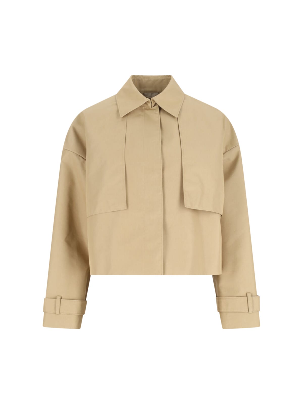 Cropped Trench Coat