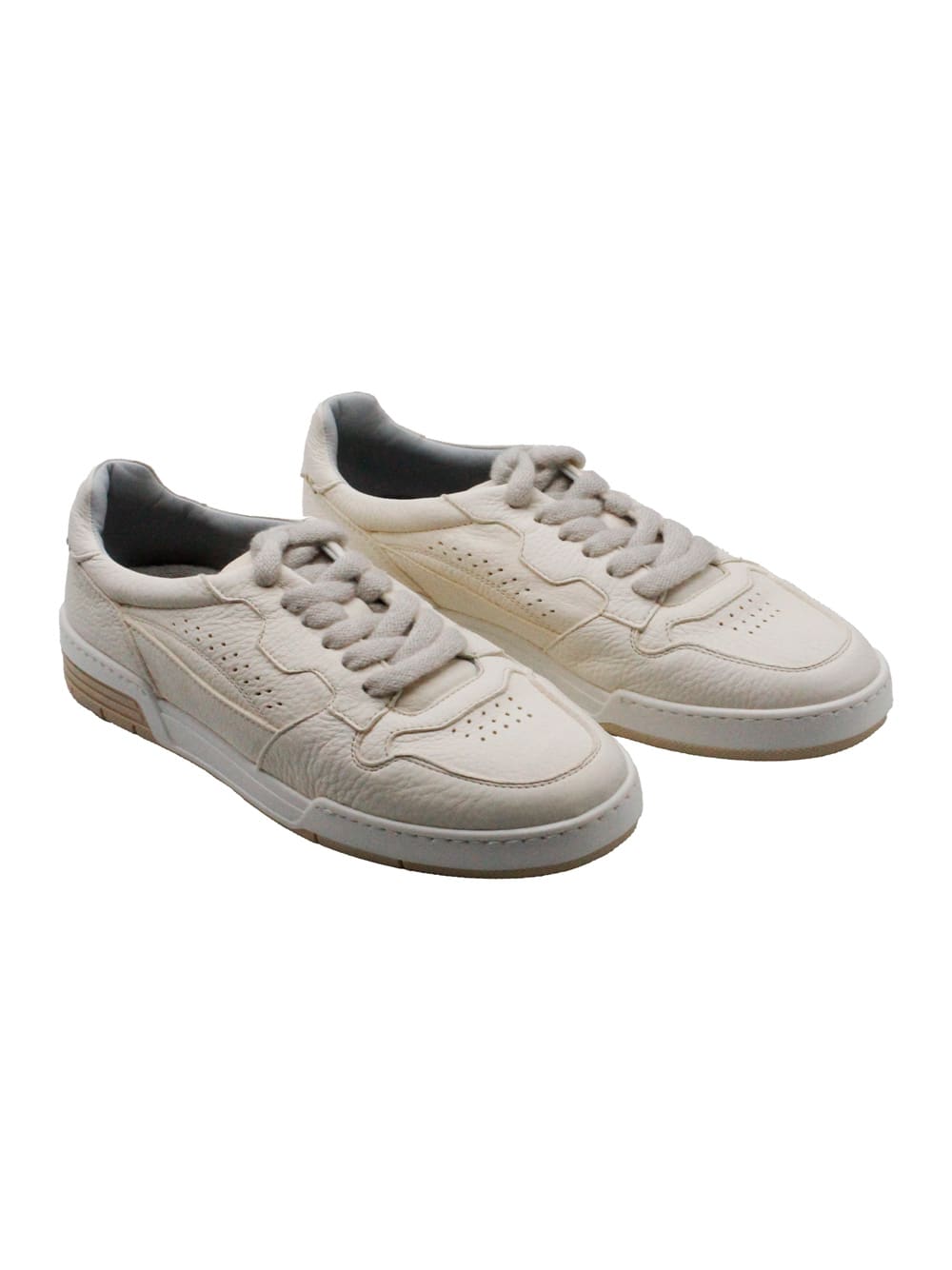 Eleventy Laced Shoes In White