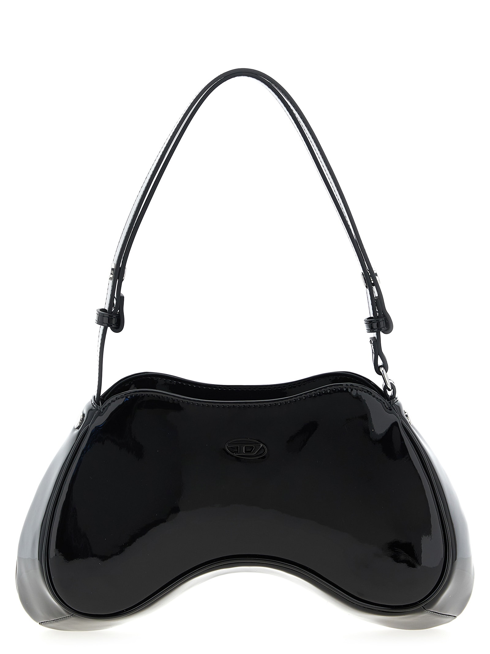 Diesel Play Shoulder Shoulder Bag In Black