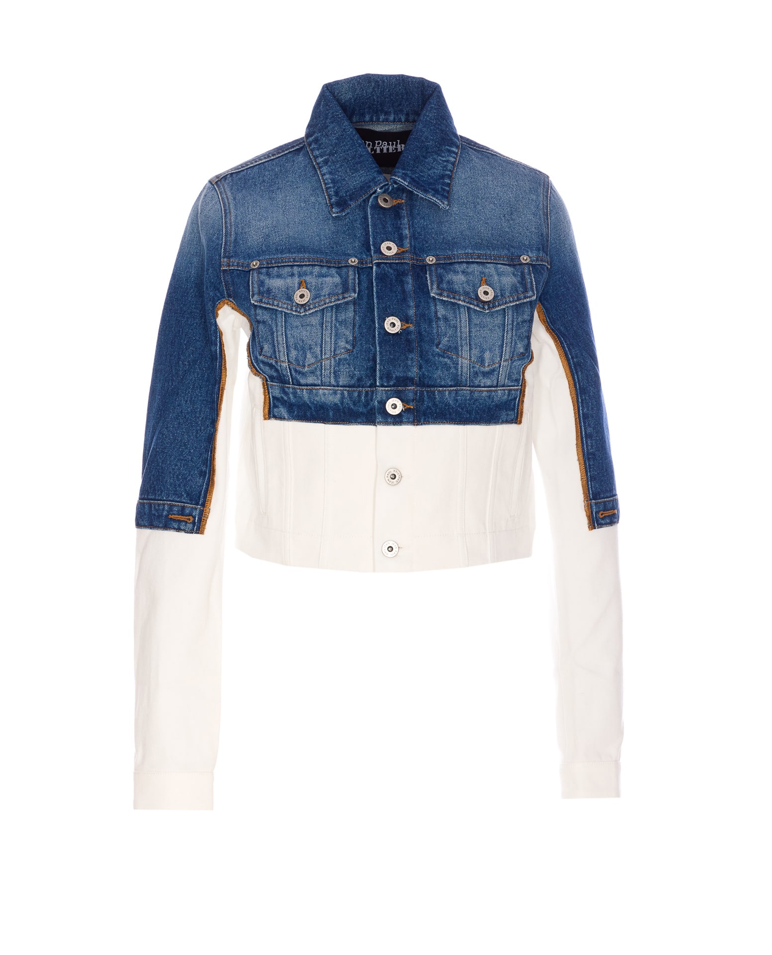 Jean Paul Gaultier Petit Grand Trompe Loeil Denim Jacket