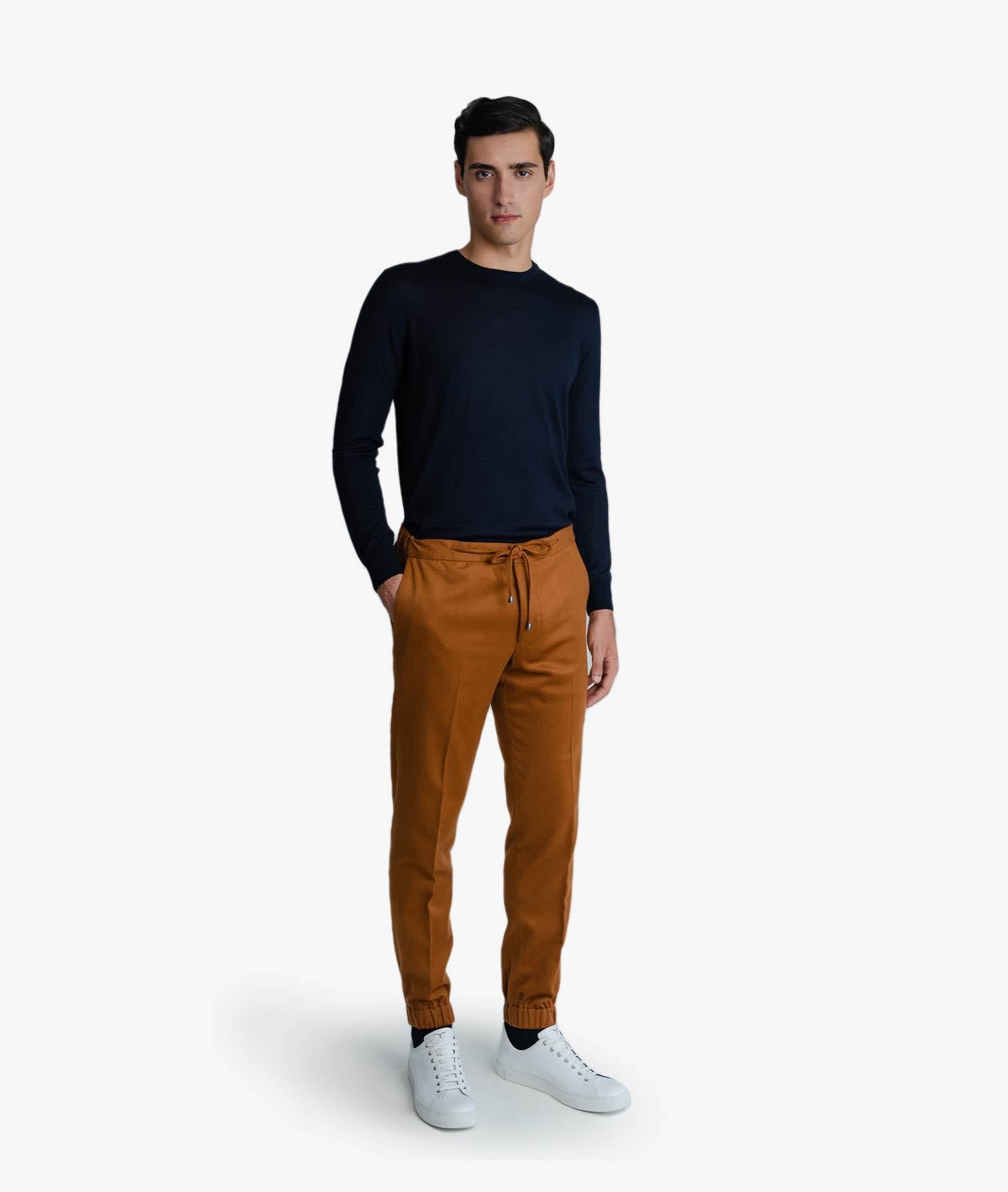 Shop Larusmiani Lounge Trousers D20 Pants In Brown
