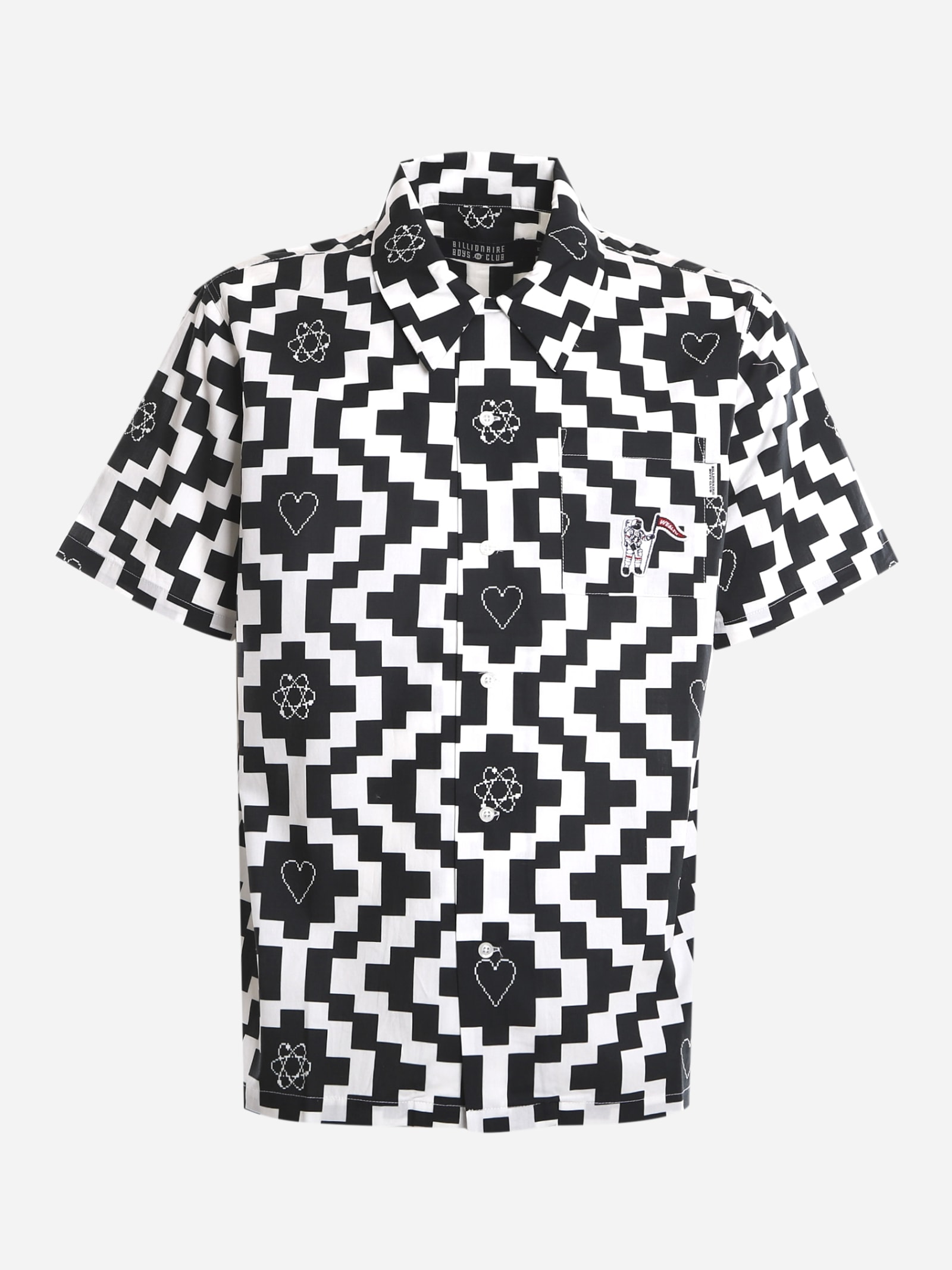 Billionaire Boys Club Cotton Shirt With All-over Graphic Print