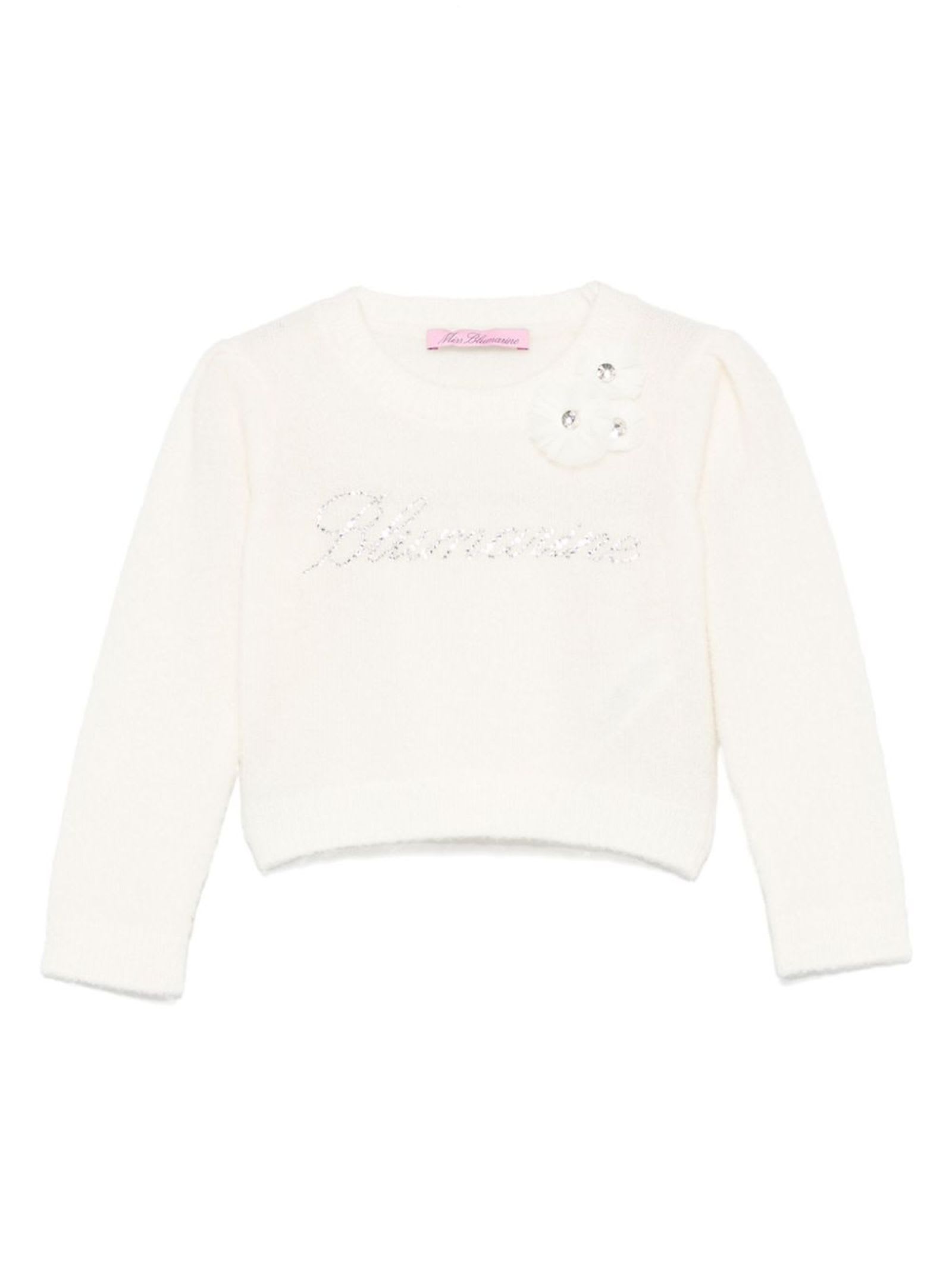 Miss Blumarine Sweaters White