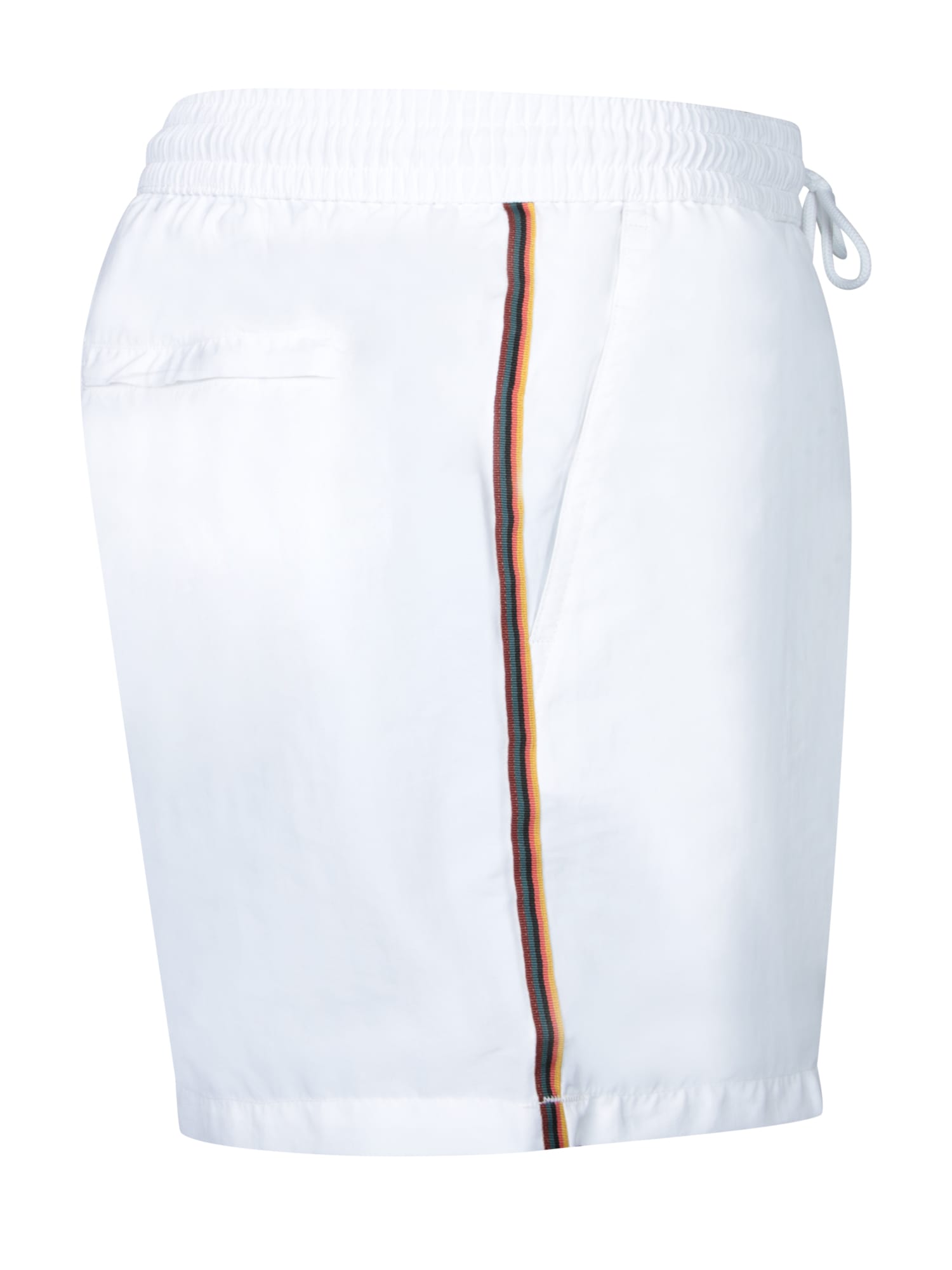 Paul Smith Basic Side White Swim Shorts