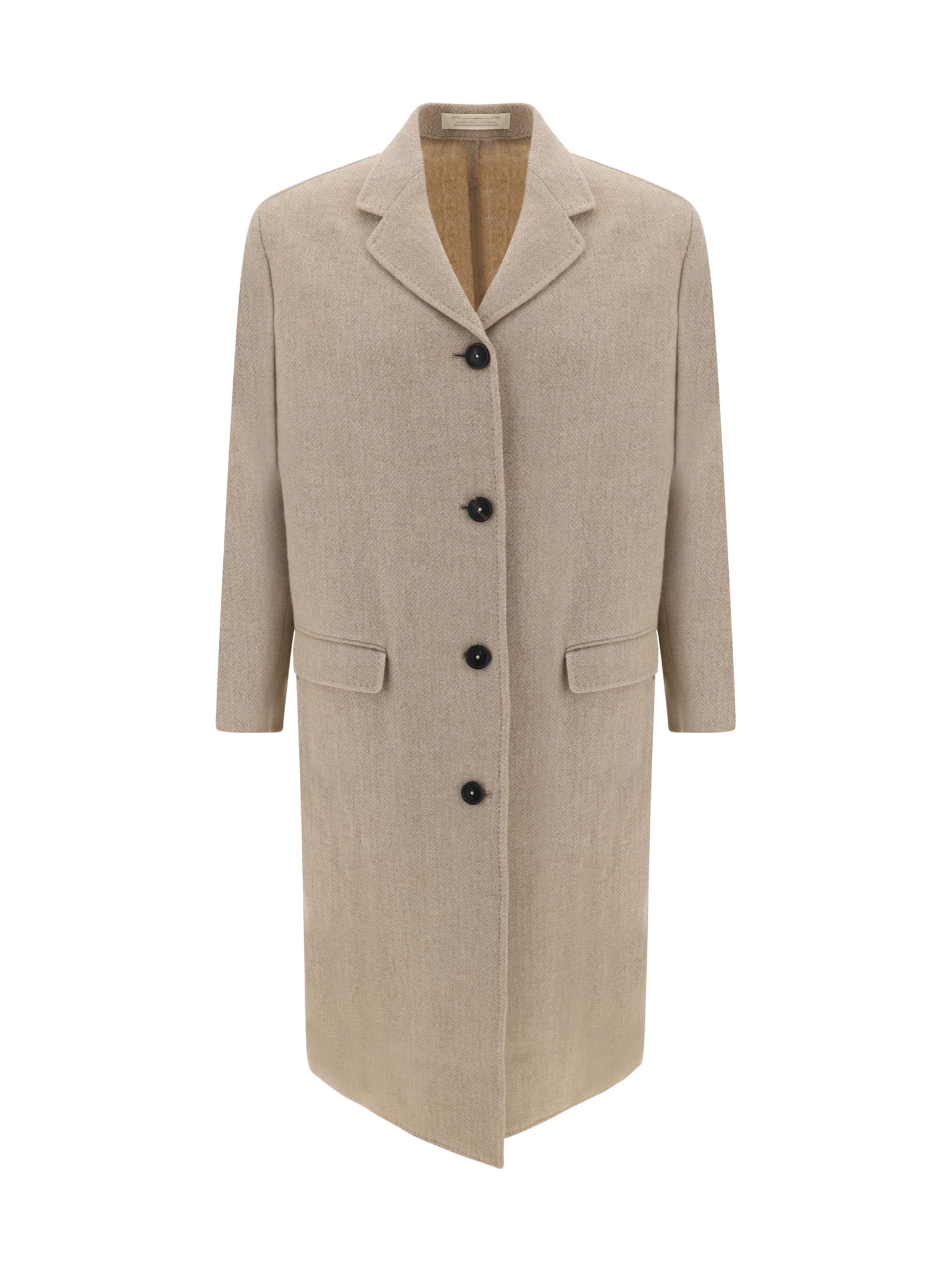Shop Massimo Alba Gwen Duster Coat In Light Grey