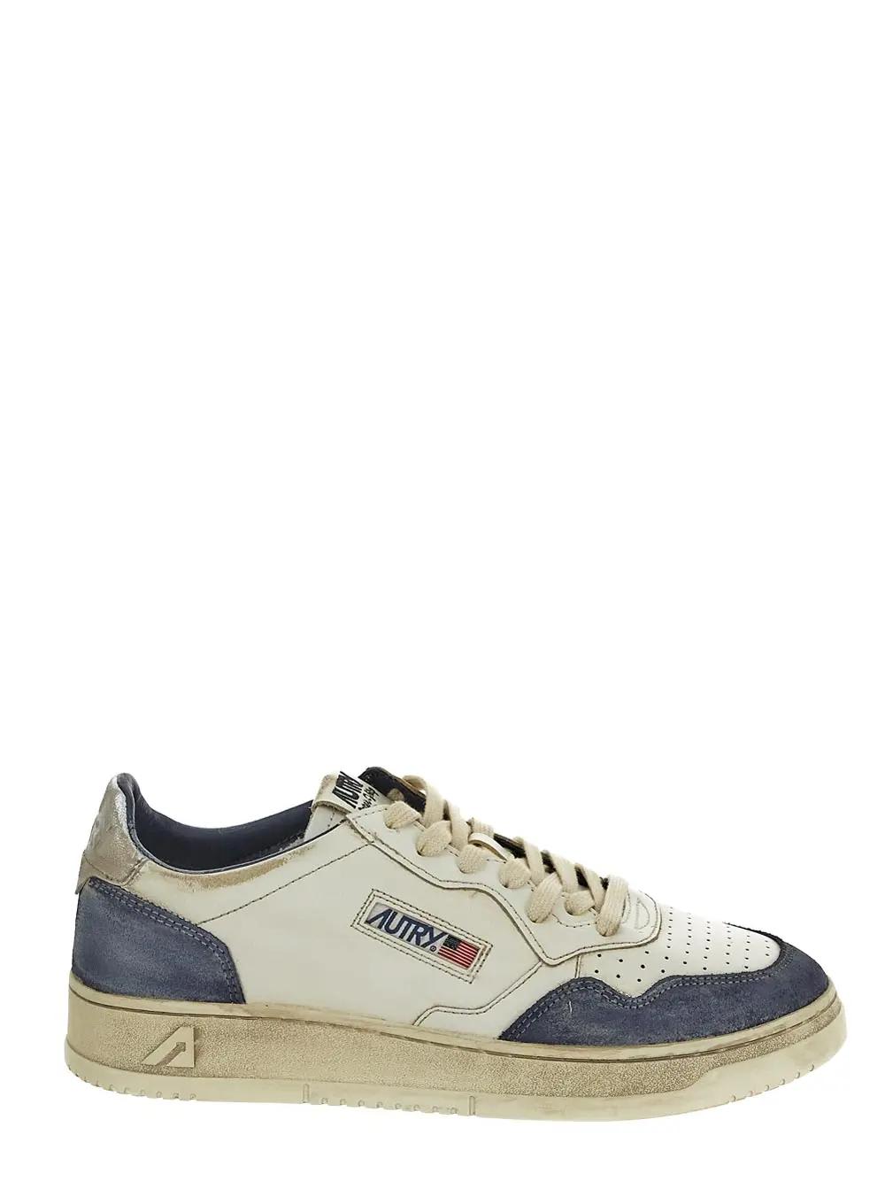 Autry White Super Vintage Sneakers In White