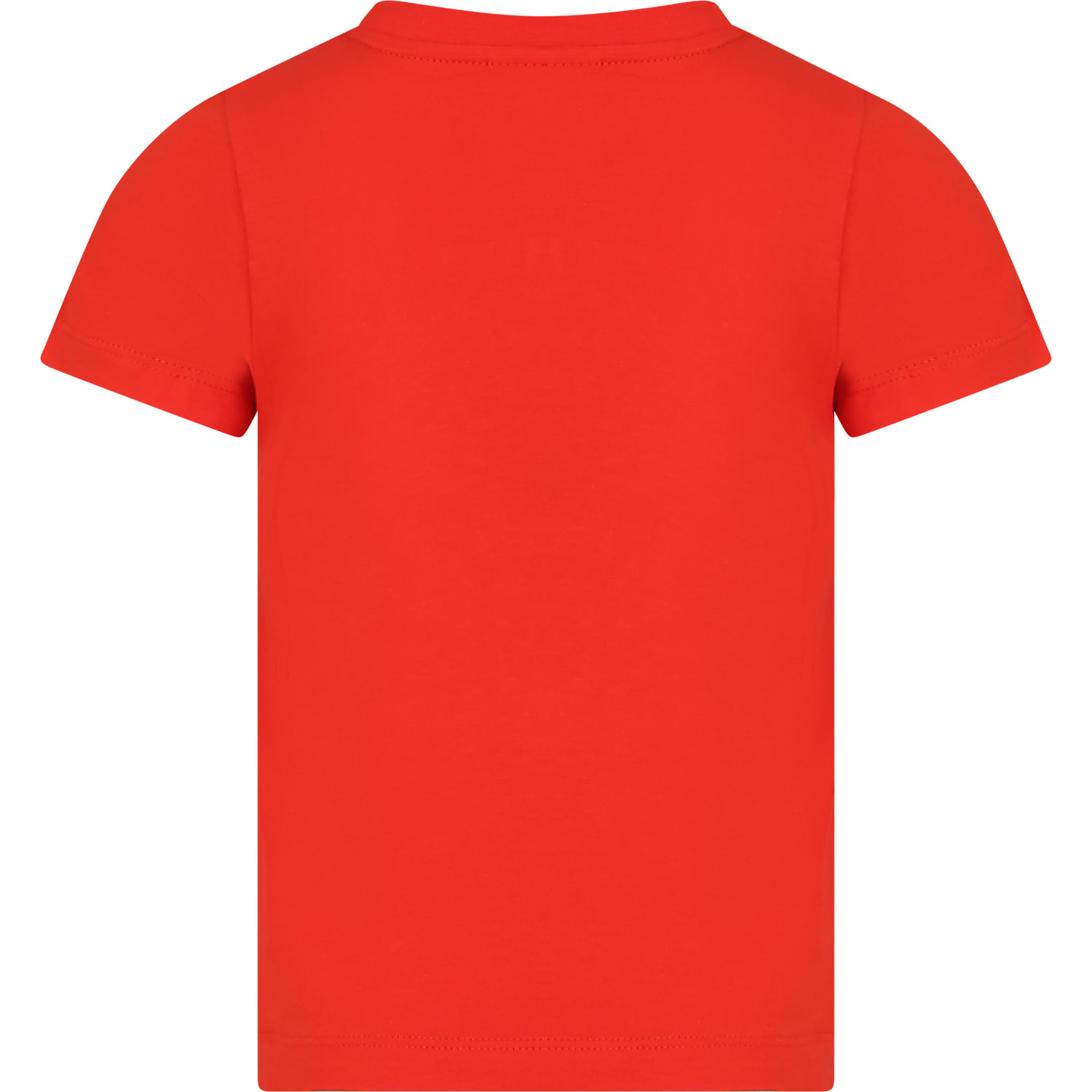 Shop Lacoste Red T-shirt For Boy With Crocodile
